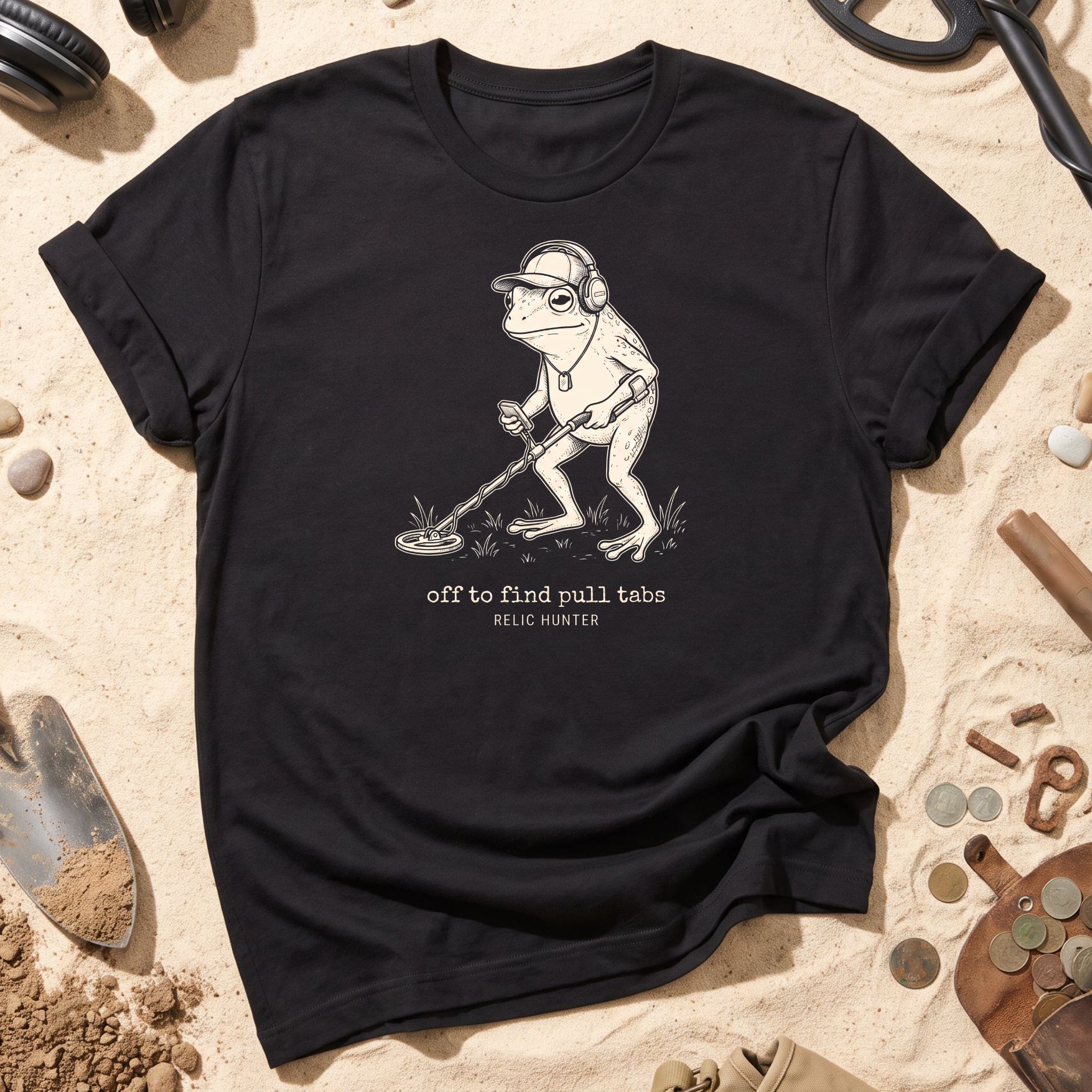Off to Find Pull Tabs Frog T-Shirt