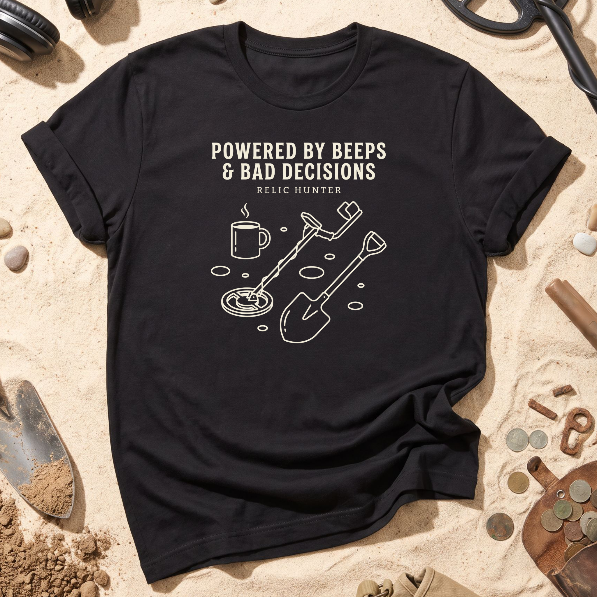 Powered By Beeps and Bad Decisions T-Shirt
