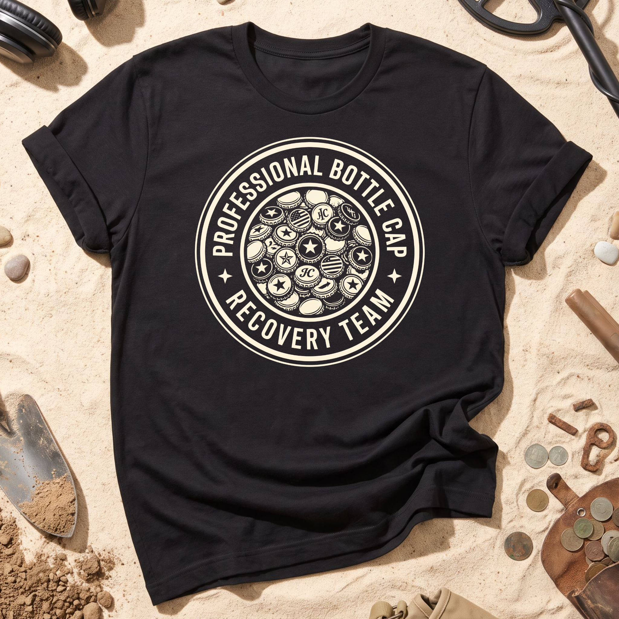 Professional Bottle Cap Recovery Team T-Shirt