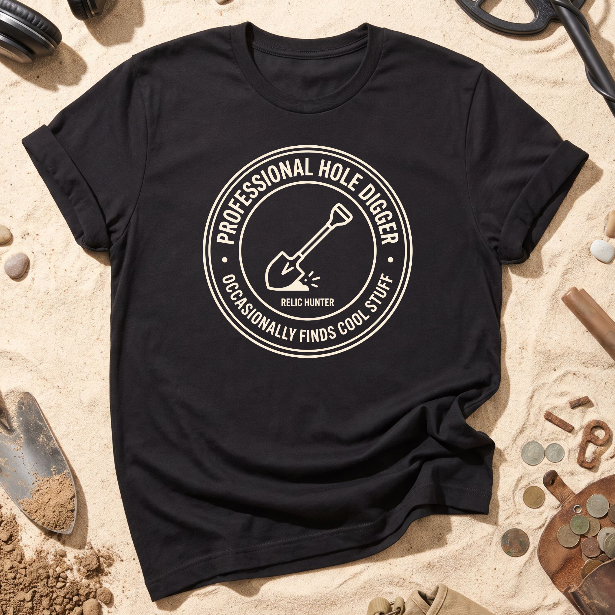 Professional Hole Digger Occasionally Finds Cool Stuff T-Shirt