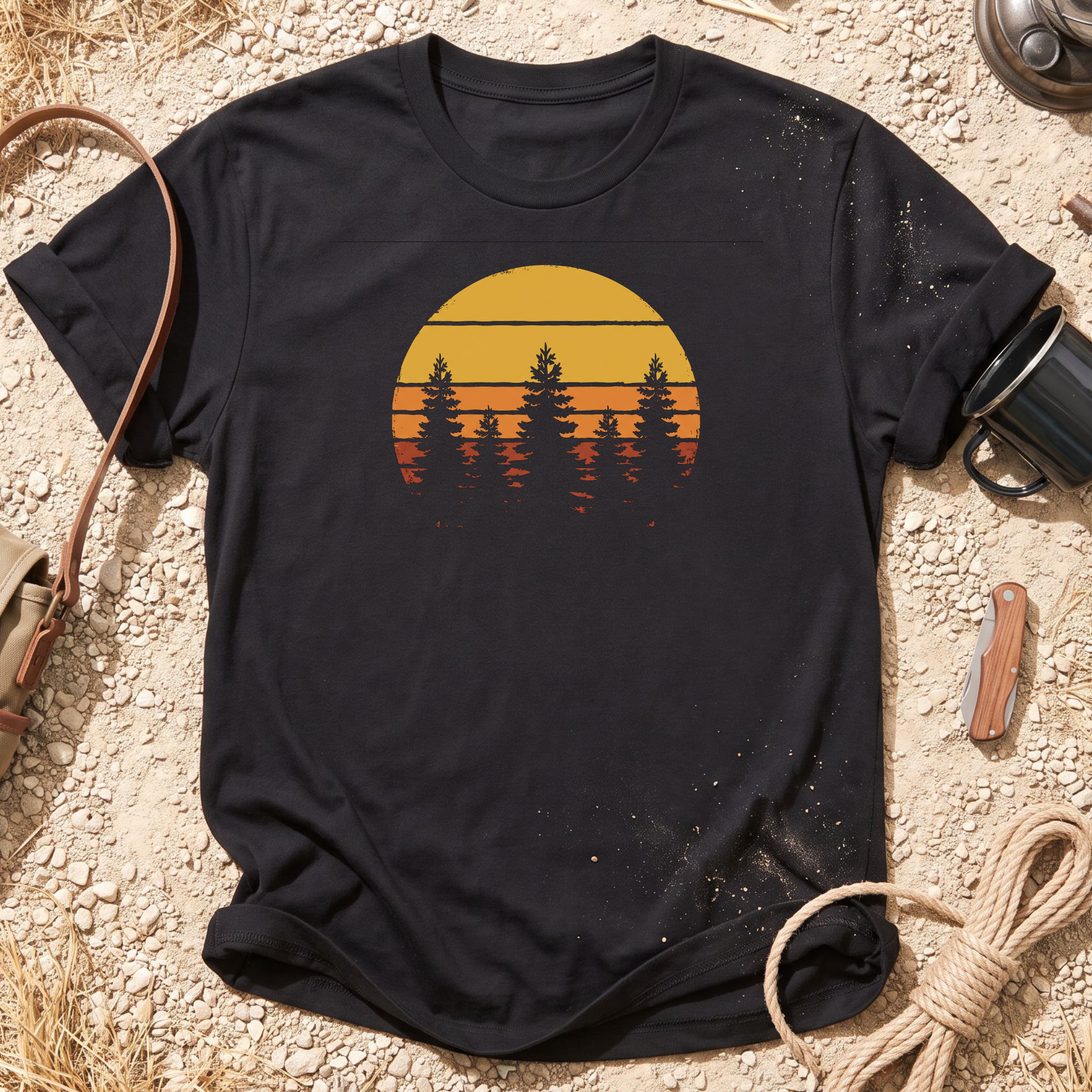 Vintage Tree Silhouette T-Shirt