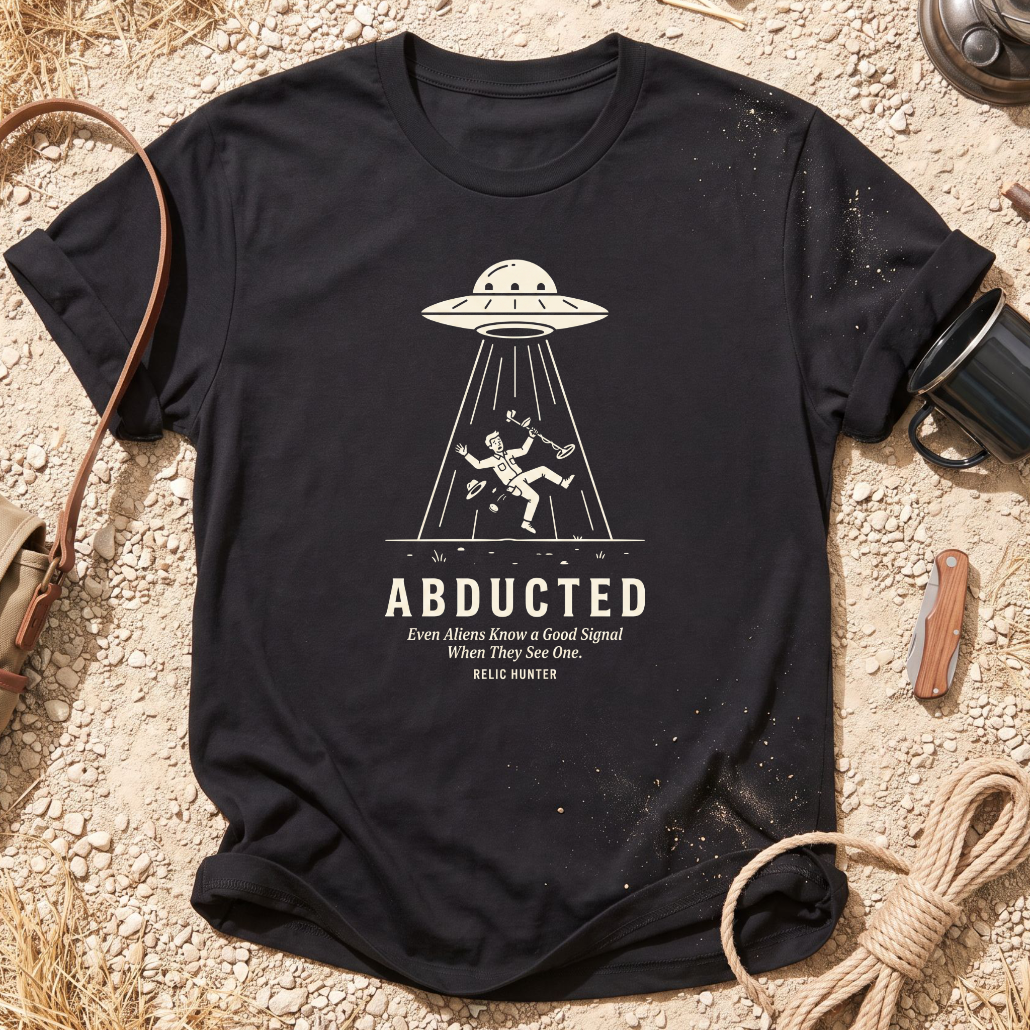 Abducted Metal Detecting T-Shirt