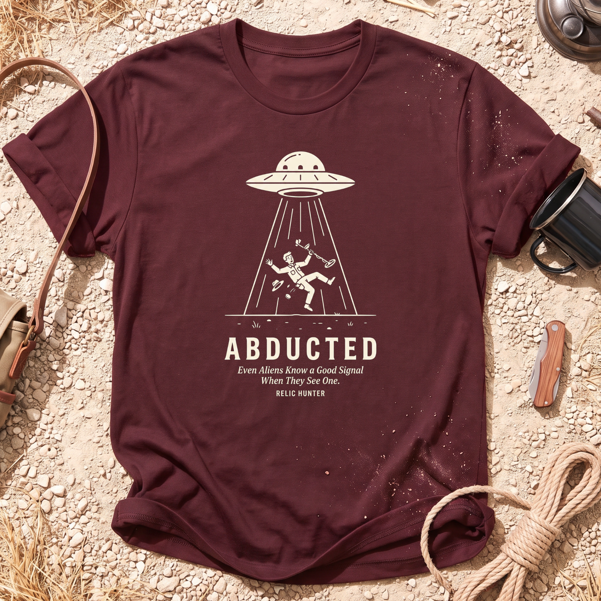Abducted Metal Detecting T-Shirt