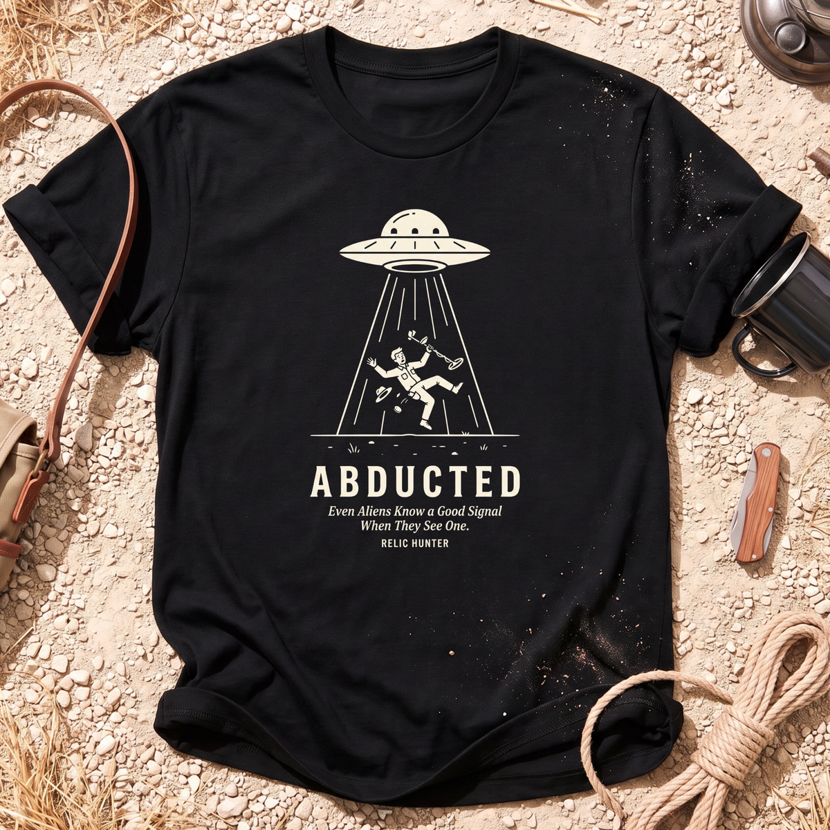 Abducted Metal Detecting T-Shirt