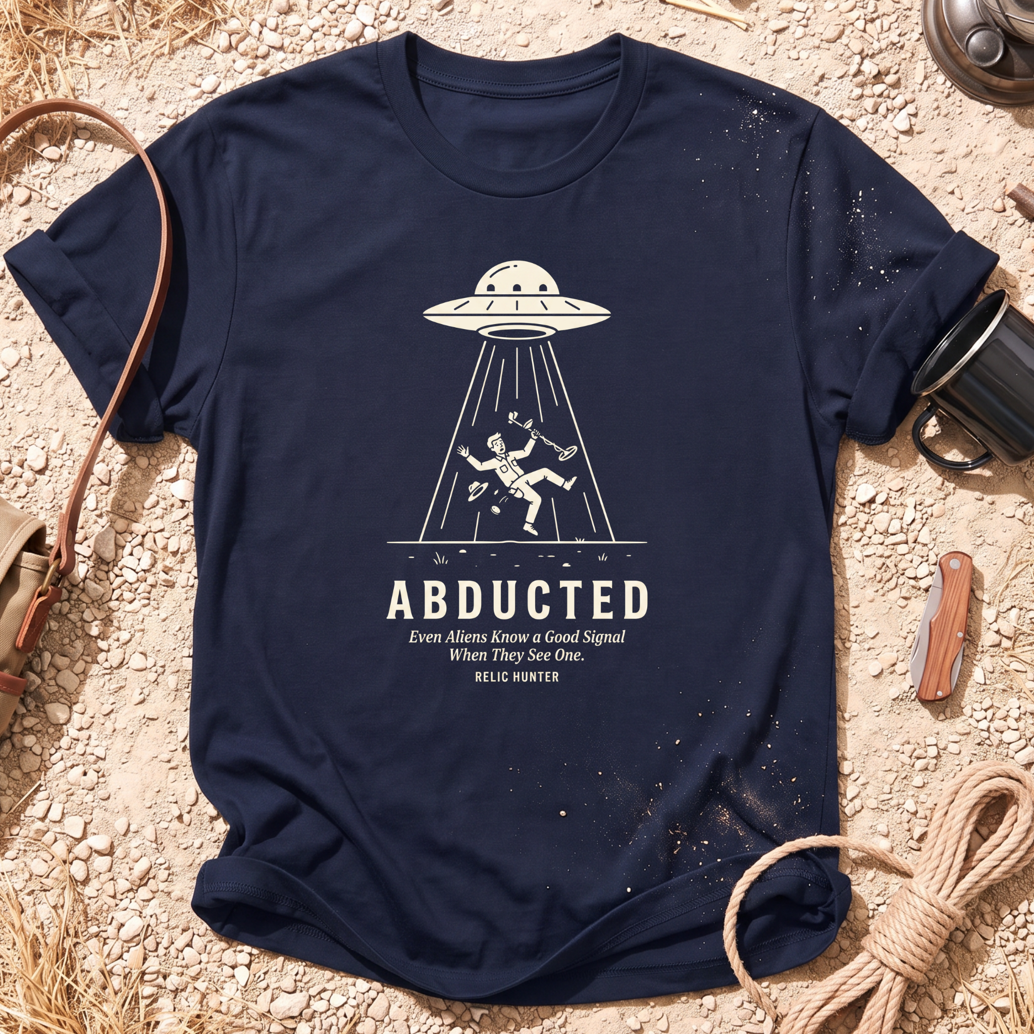 Abducted Metal Detecting T-Shirt