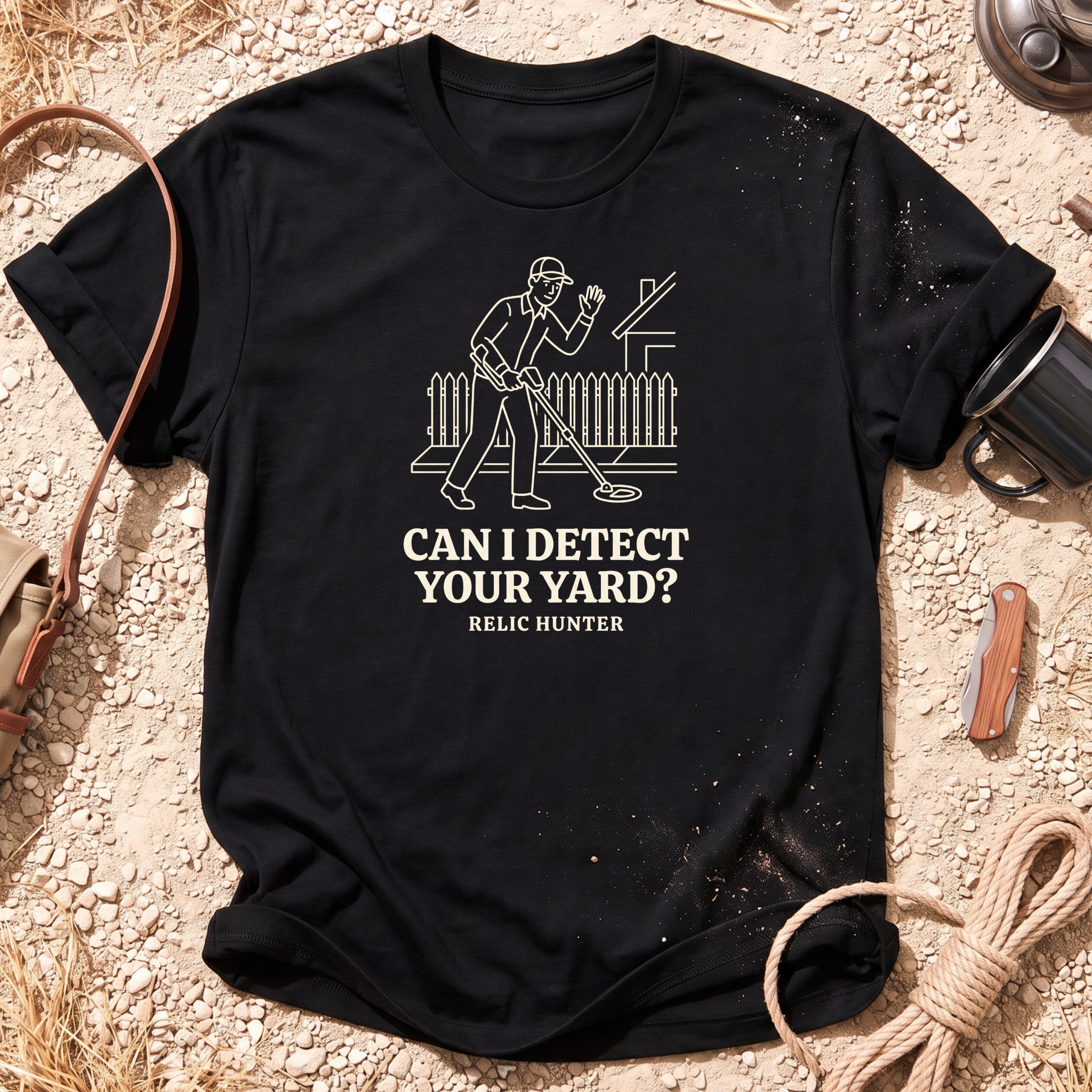 Can I Detect Your Yard Metal Detecting T-Shirt