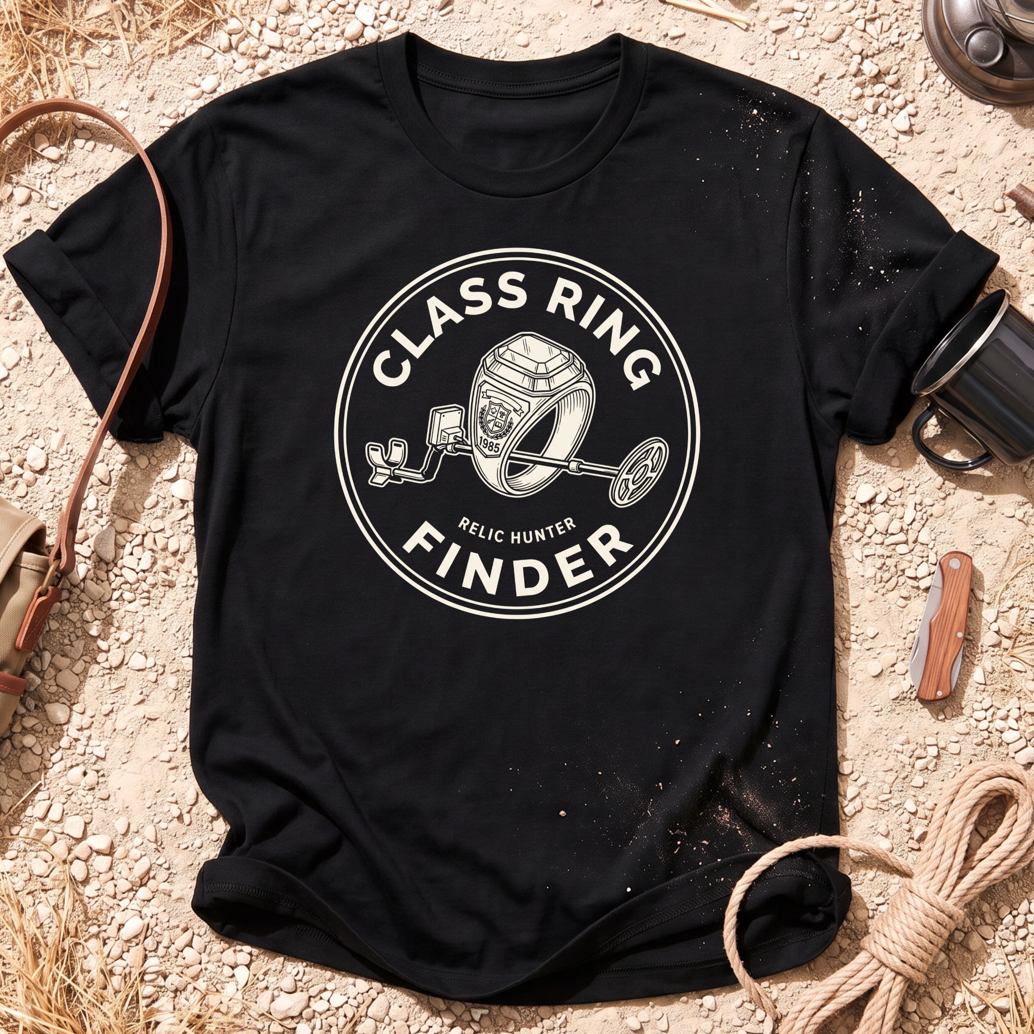 Class Ring Finder Metal Detecting T-Shirt