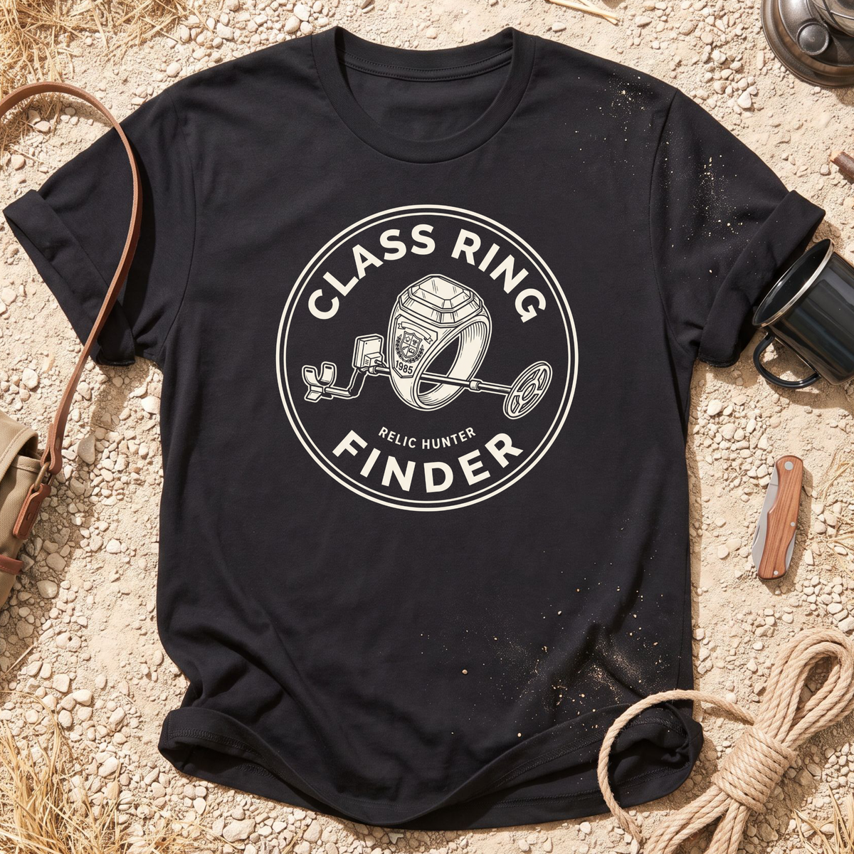 Class Ring Finder Metal Detecting T-Shirt