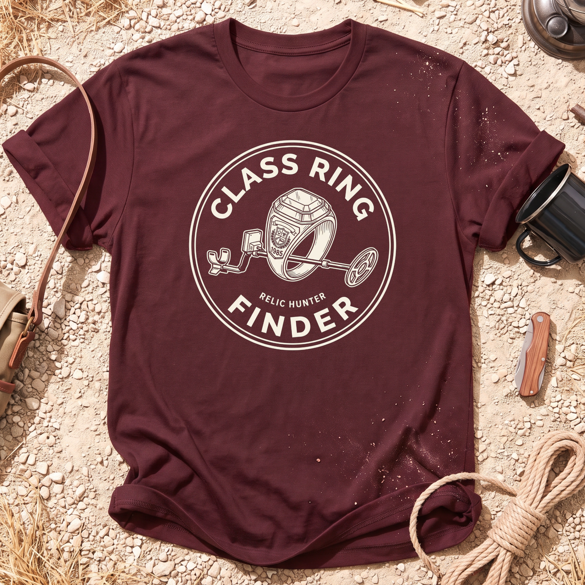 Class Ring Finder Metal Detecting T-Shirt
