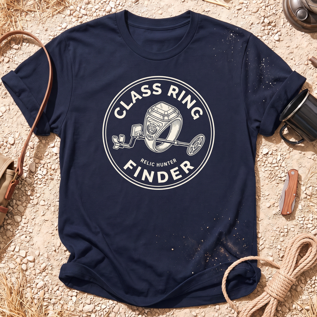 Class Ring Finder Metal Detecting T-Shirt