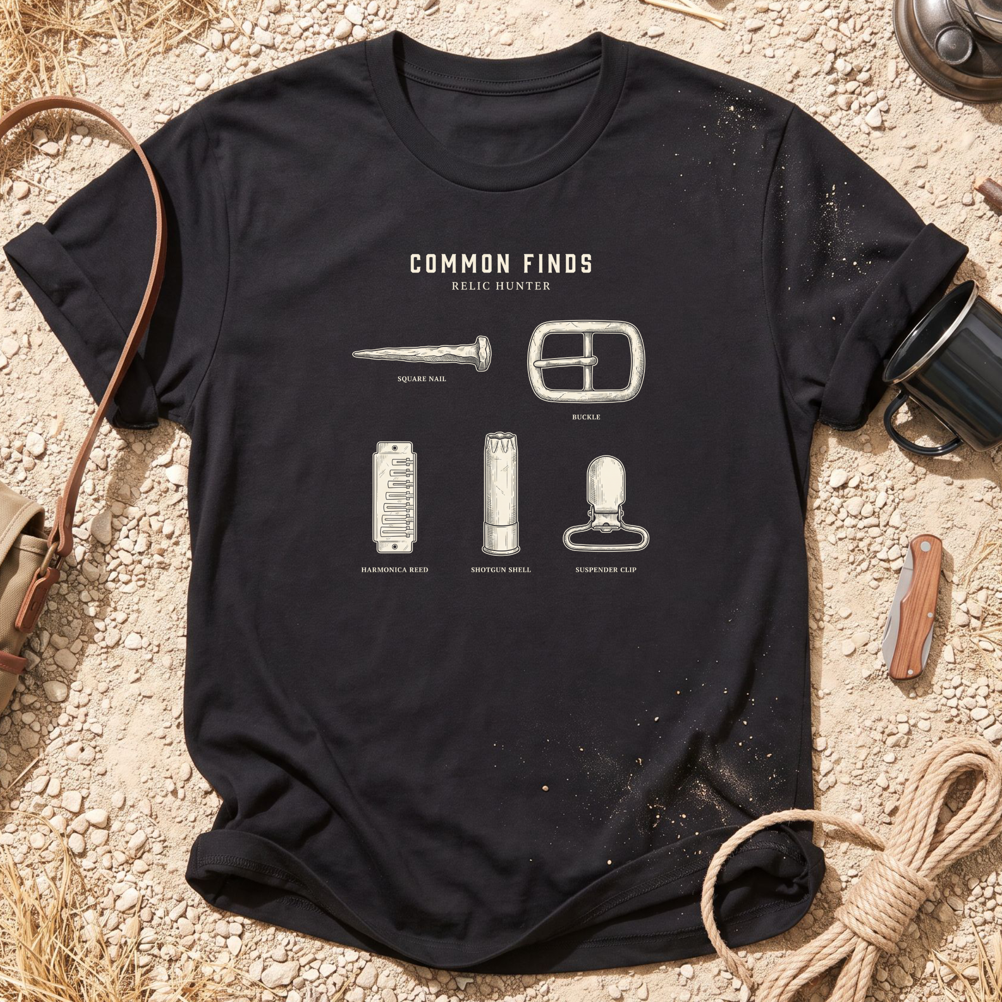 Common Finds Metal Detecting T-Shirt