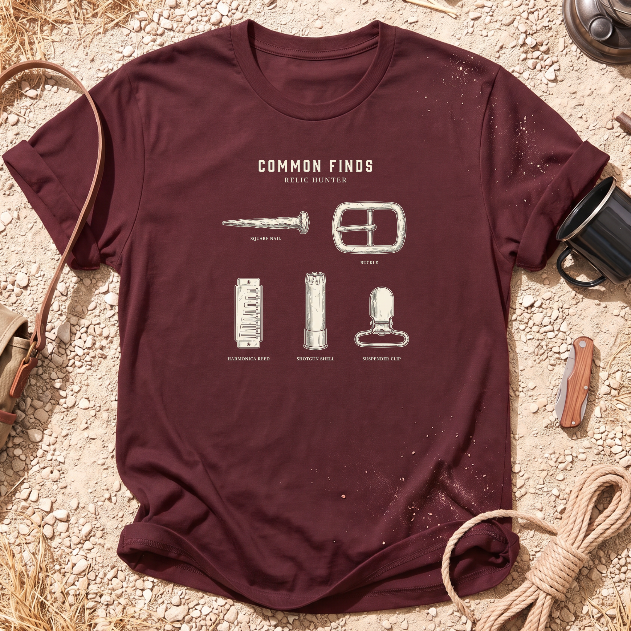Common Finds Metal Detecting T-Shirt