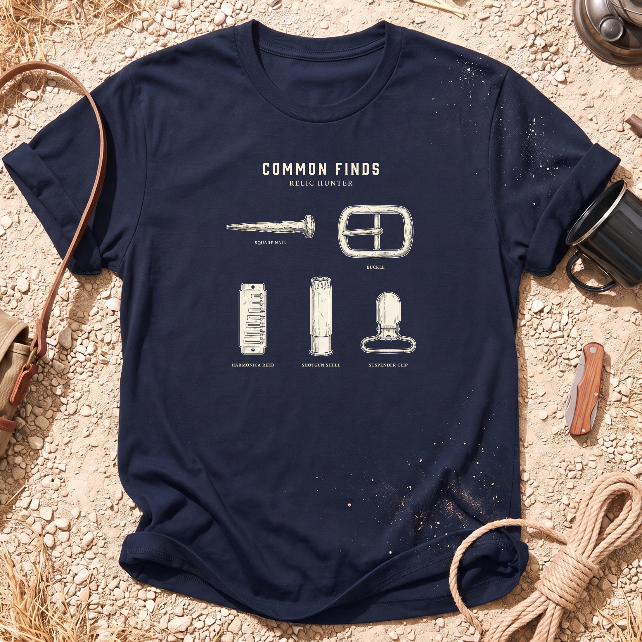 Common Finds Metal Detecting T-Shirt