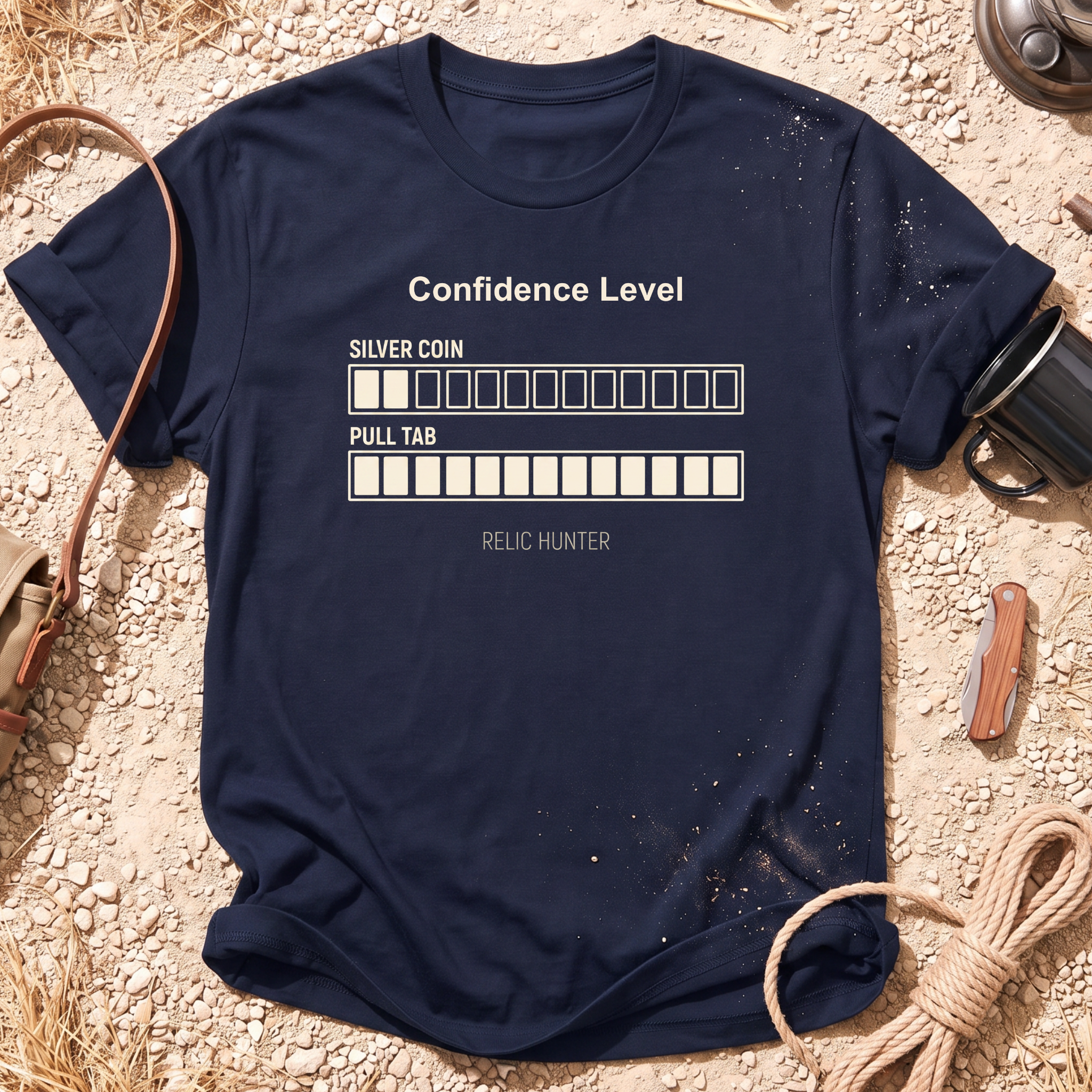 Confidence Level Metal Detecting T-Shirt