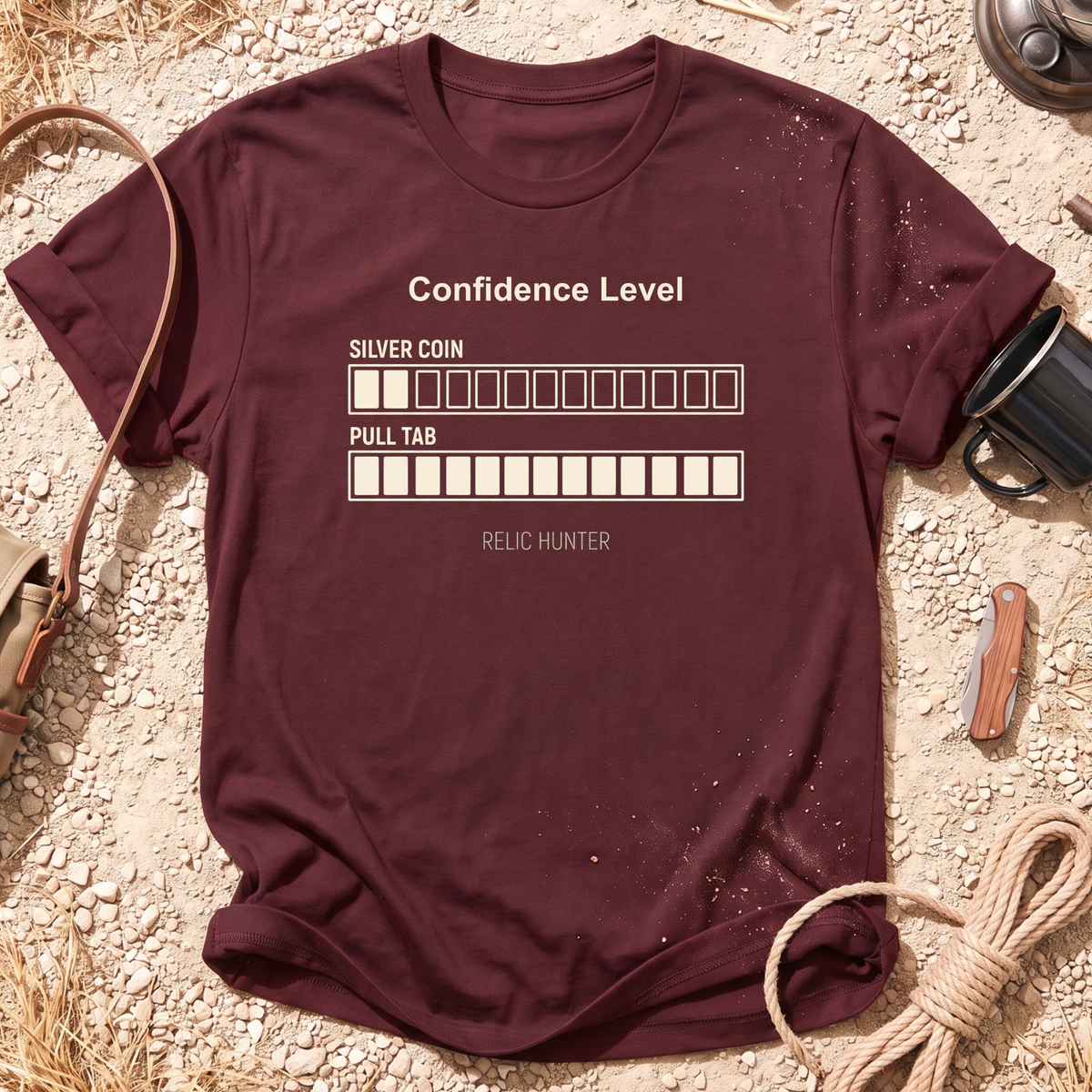 Confidence Level Metal Detecting T-Shirt