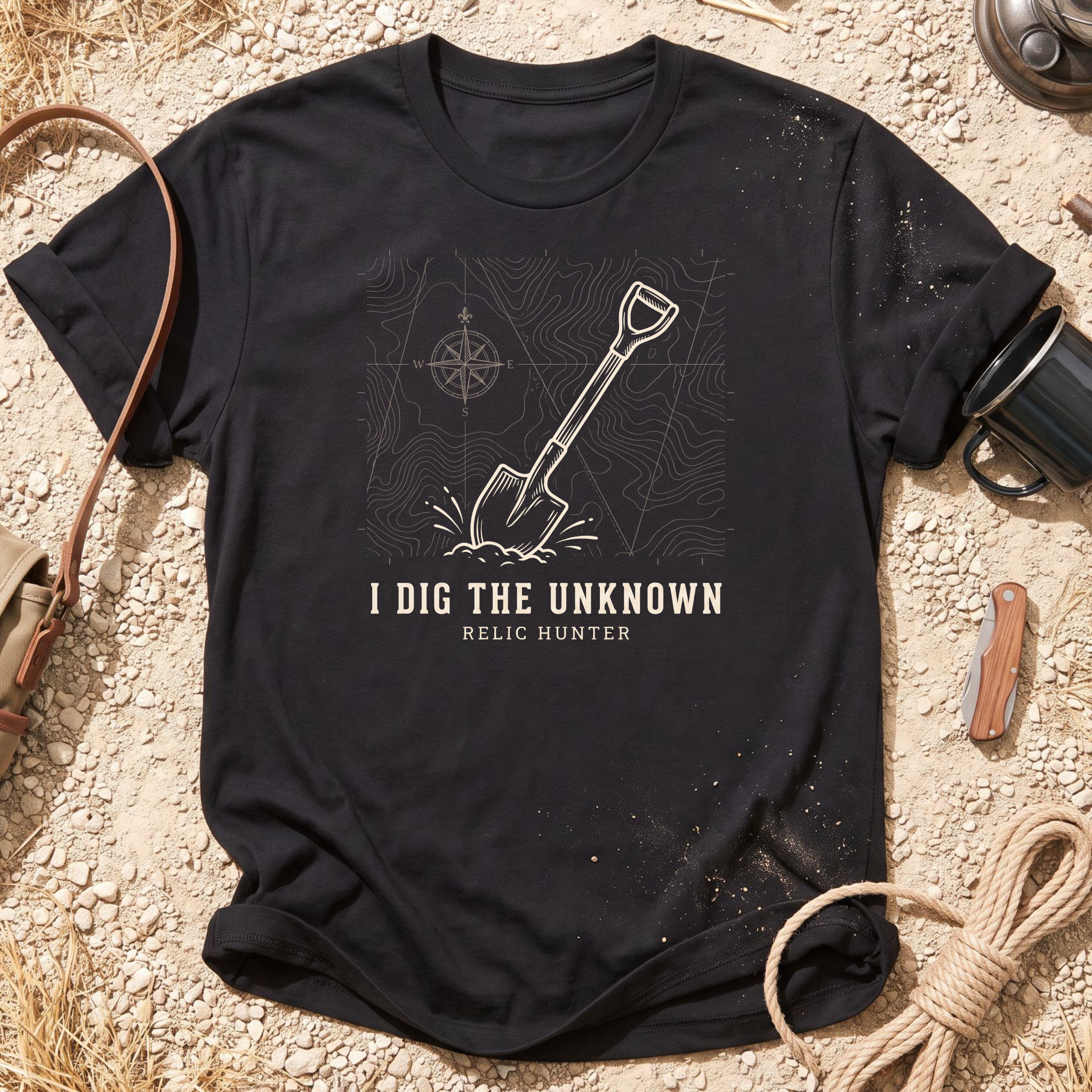 I Dig the Unknown Metal Detecting T-Shirt