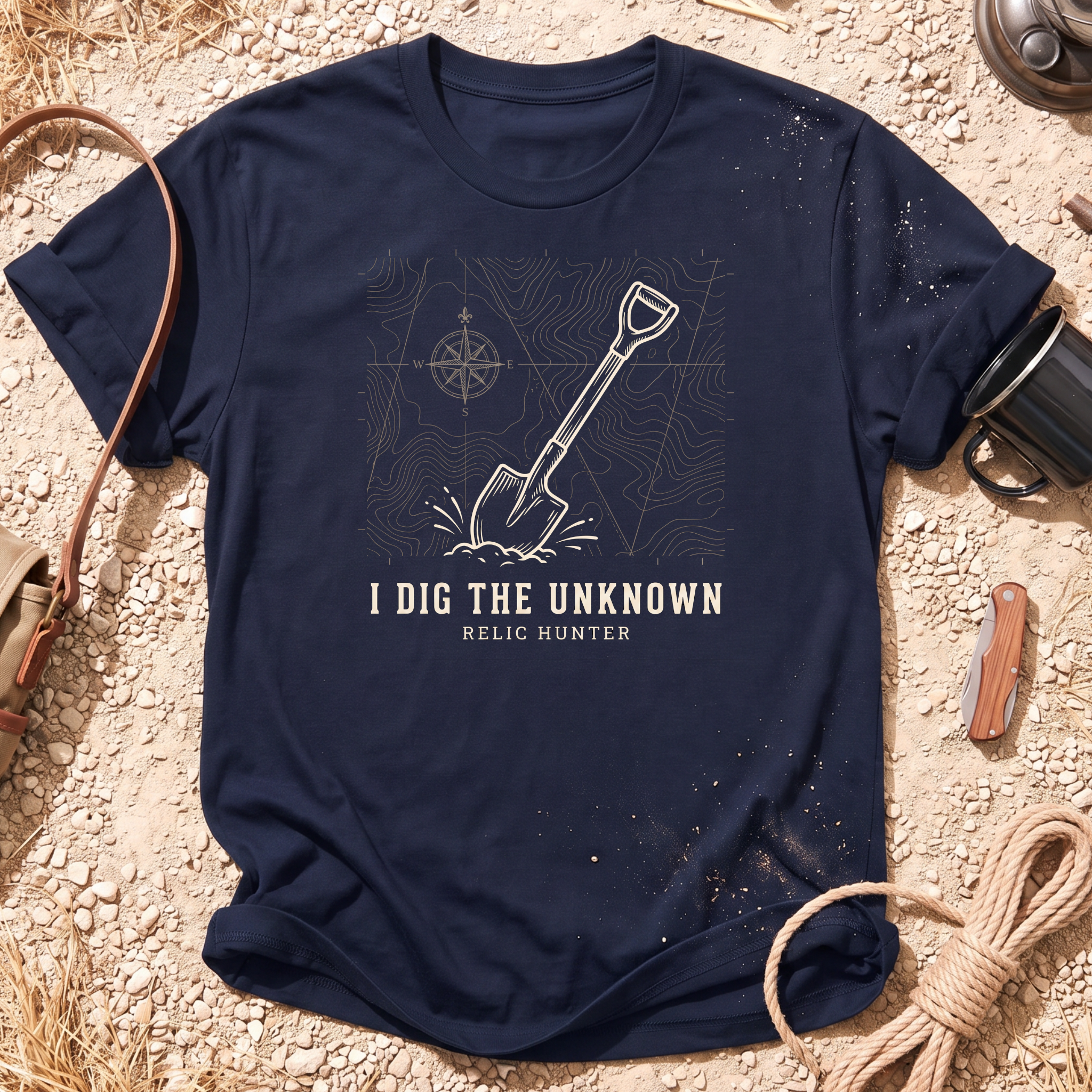 I Dig the Unknown Metal Detecting T-Shirt