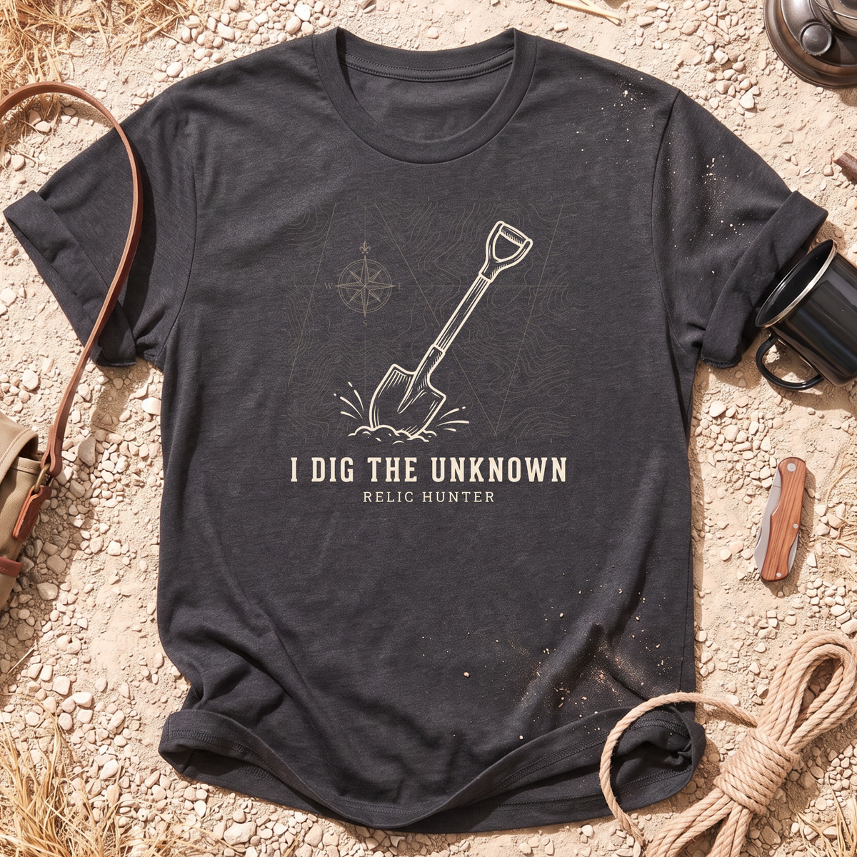 I Dig the Unknown Metal Detecting T-Shirt