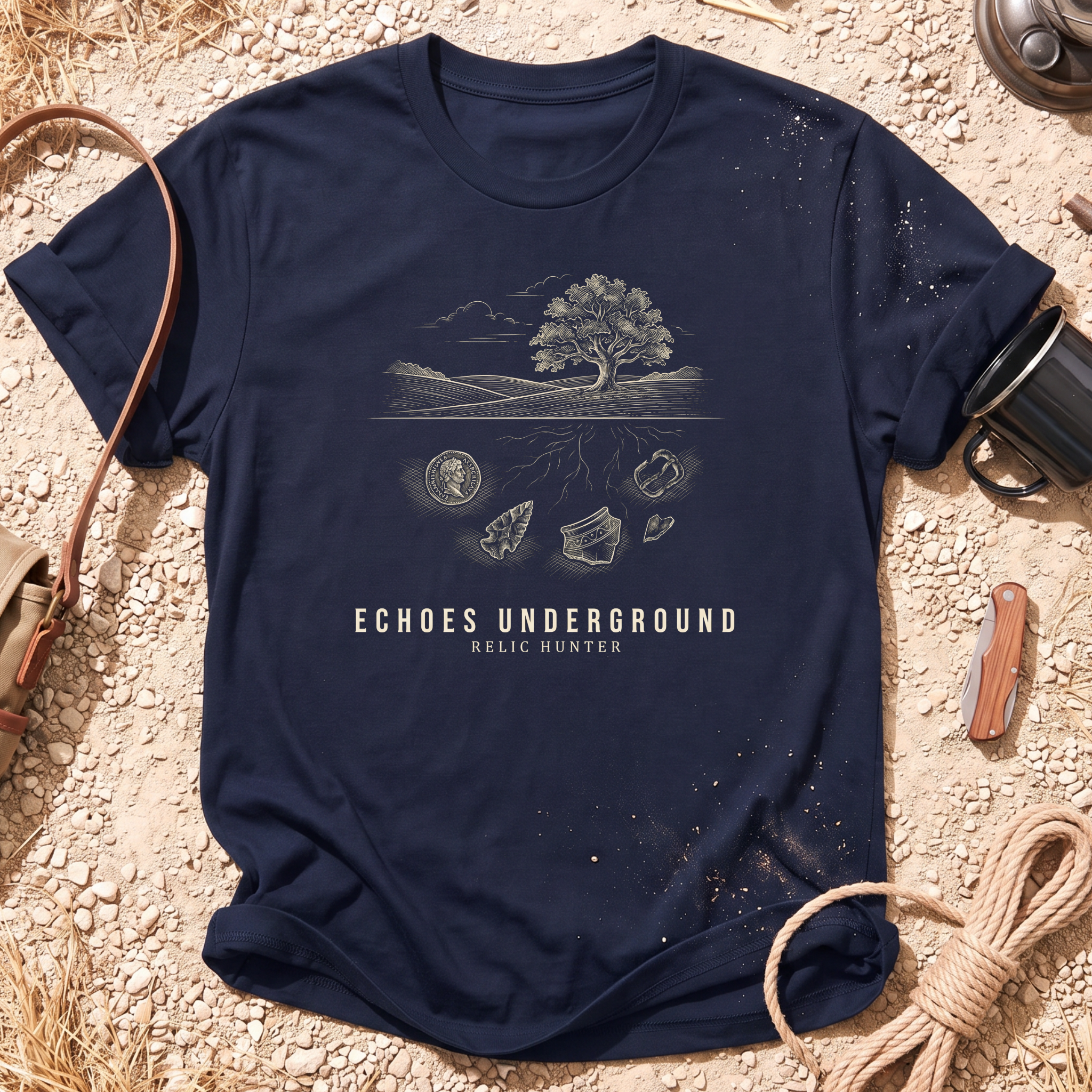 Echoes Underground Metal Detecting T-Shirt