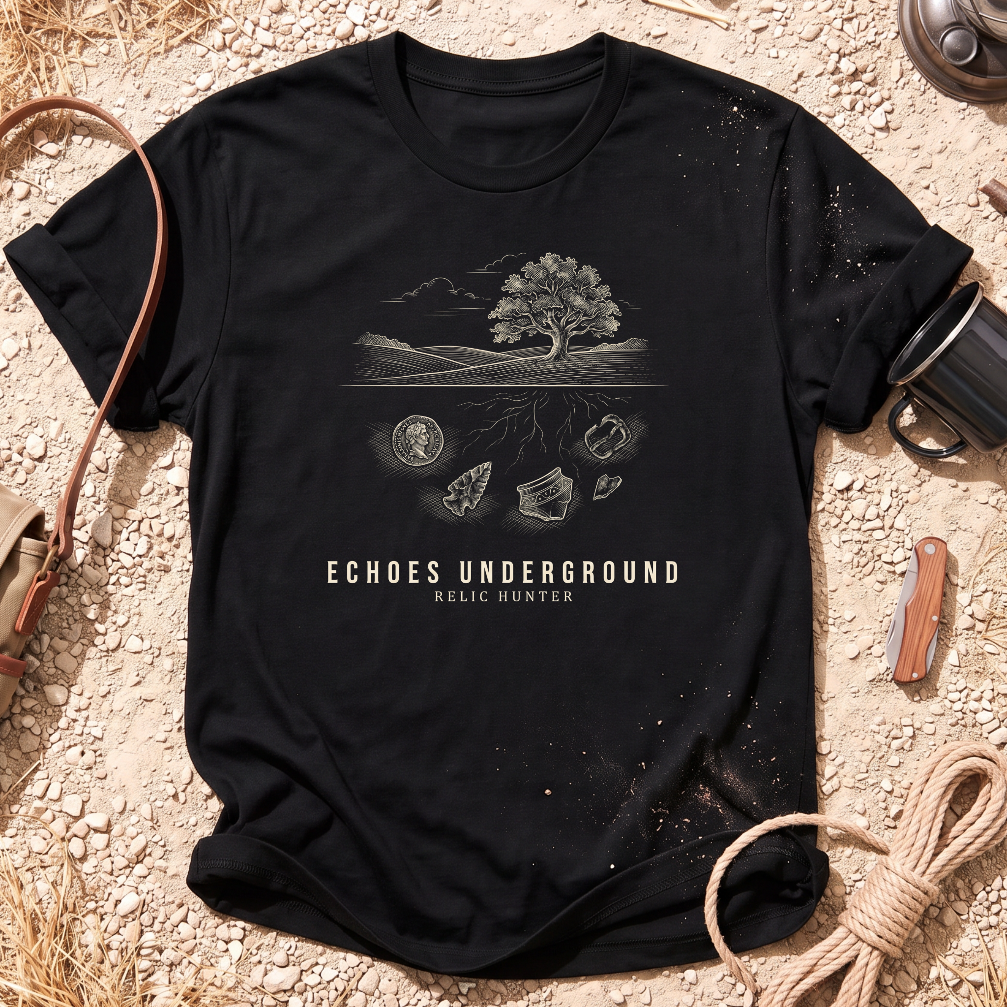 Echoes Underground Metal Detecting T-Shirt