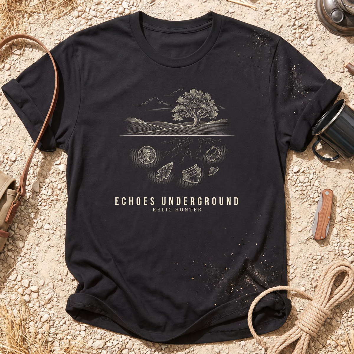 Echoes Underground Metal Detecting T-Shirt