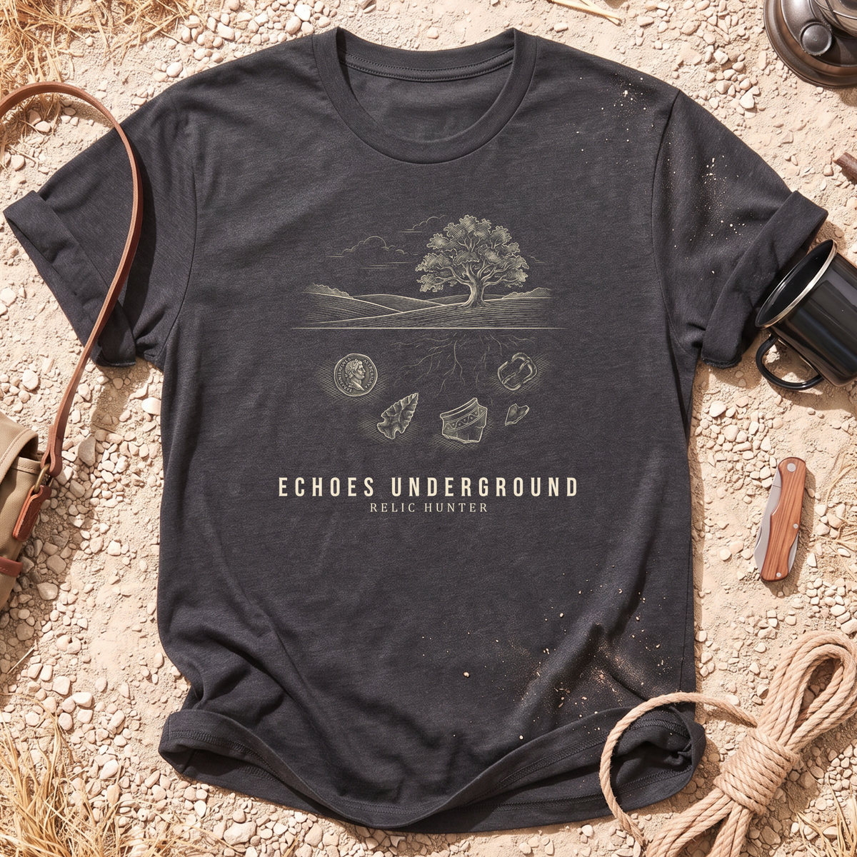 Echoes Underground Metal Detecting T-Shirt