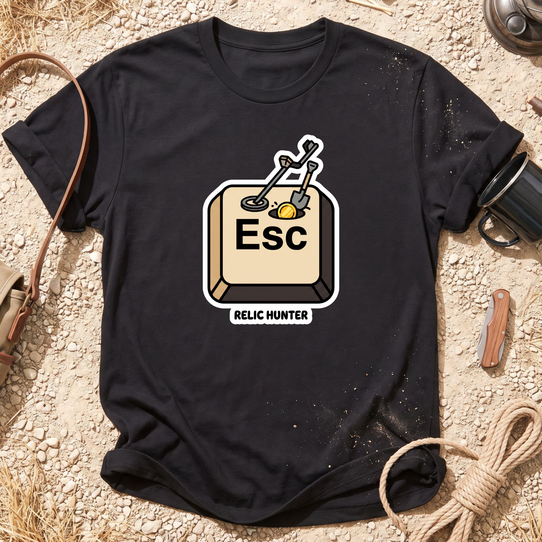 Escape Key Metal Detecting T-Shirt