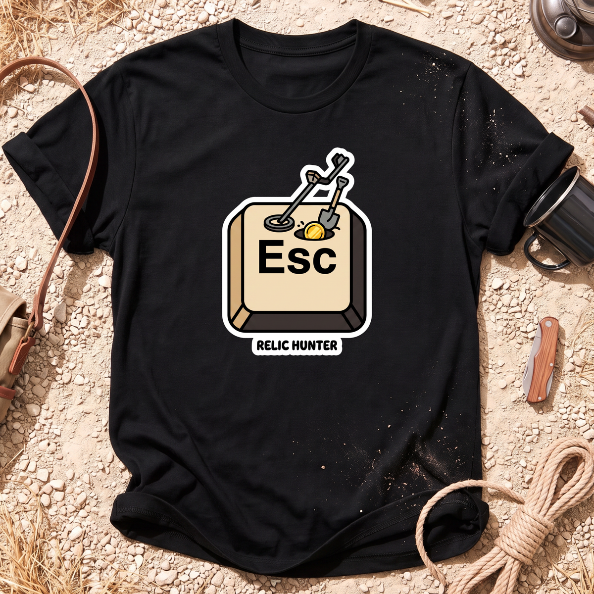 Escape Key Metal Detecting T-Shirt