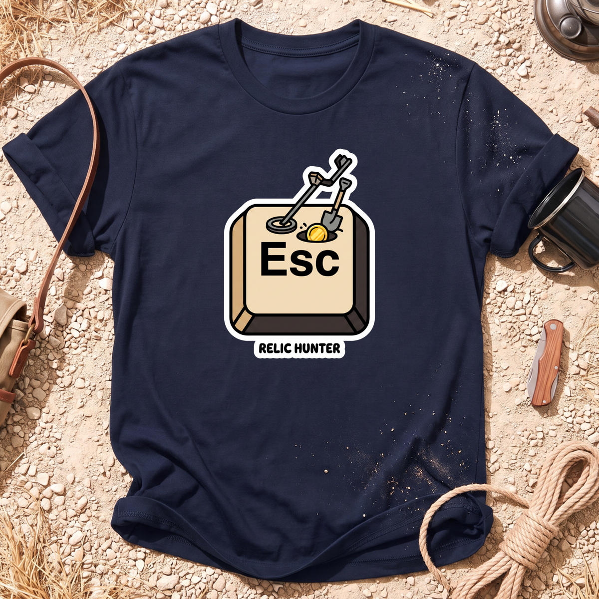 Escape Key Metal Detecting T-Shirt