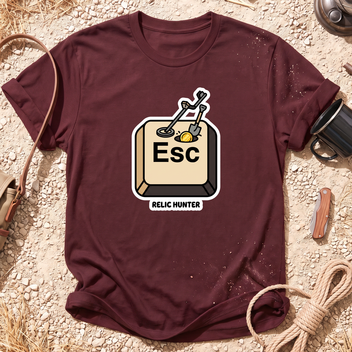 Escape Key Metal Detecting T-Shirt