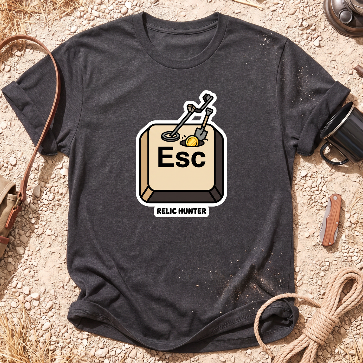 Escape Key Metal Detecting T-Shirt