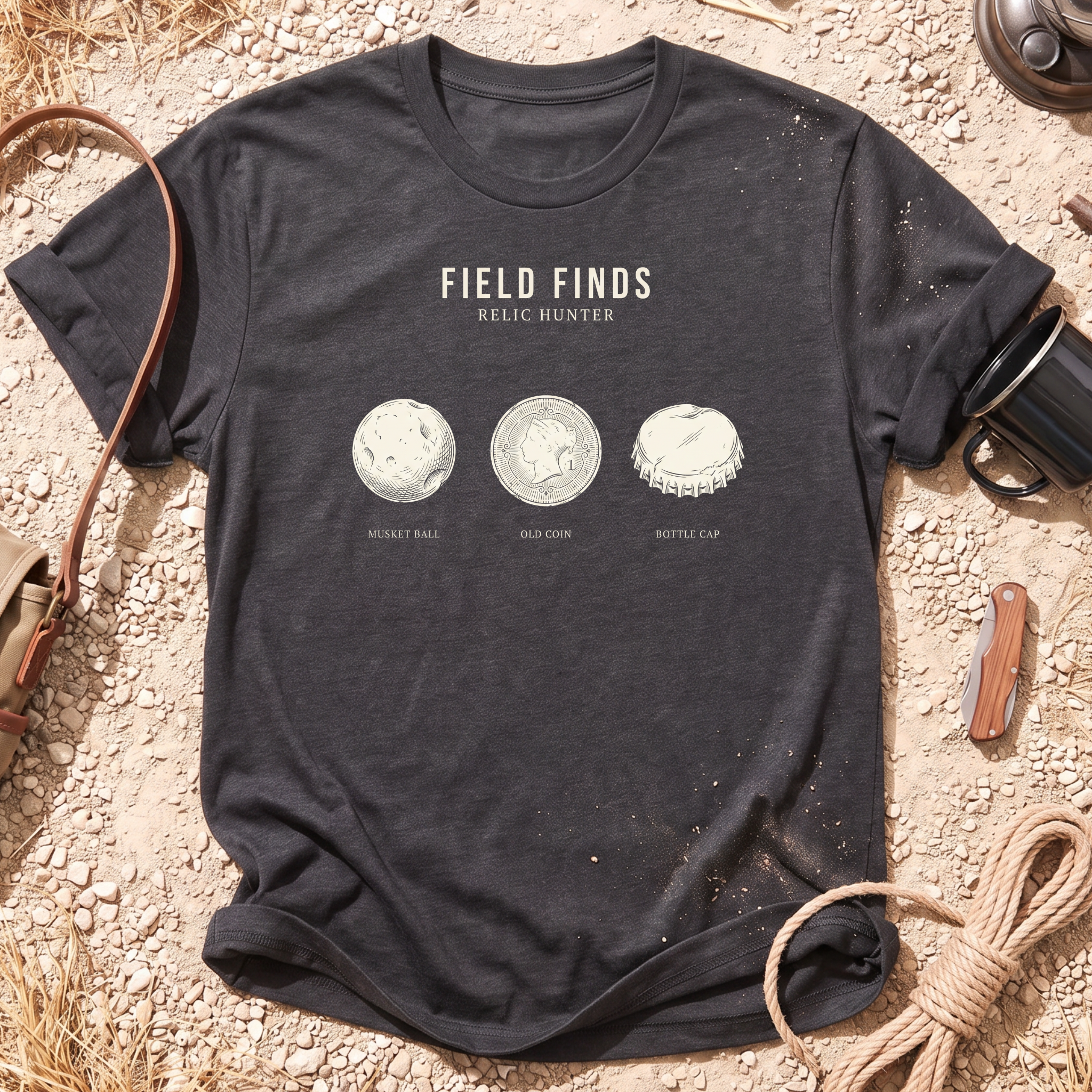 Field Finds Metal Detecting T-Shirt