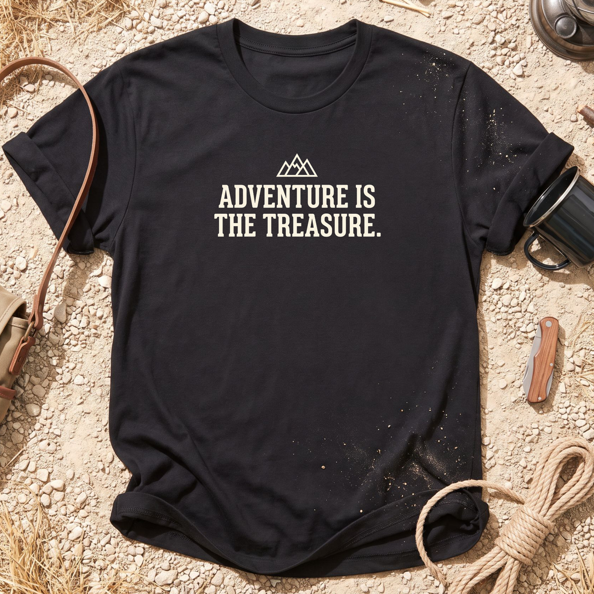 Adventure is the Treasure Camping T-Shirt