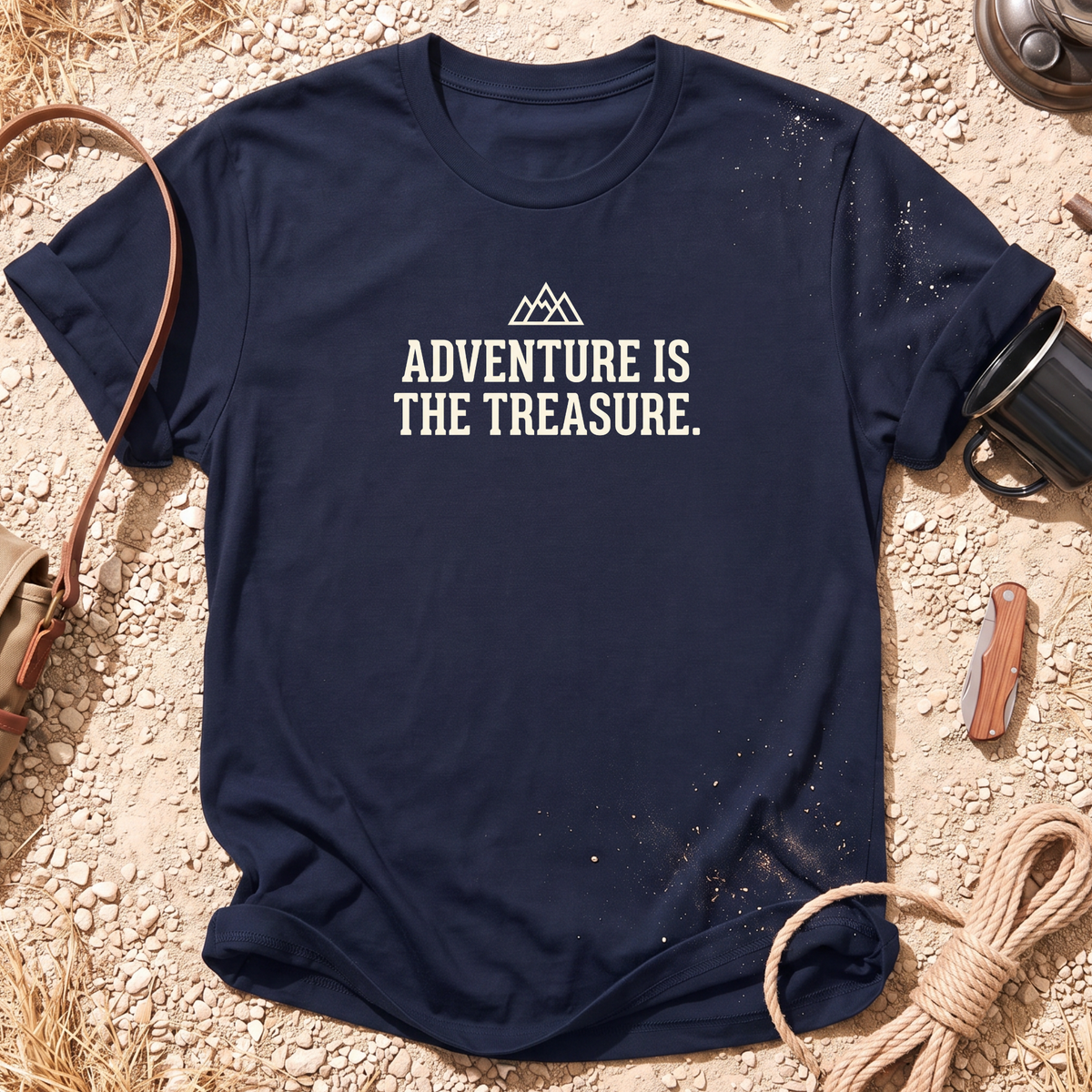 Adventure is the Treasure Camping T-Shirt