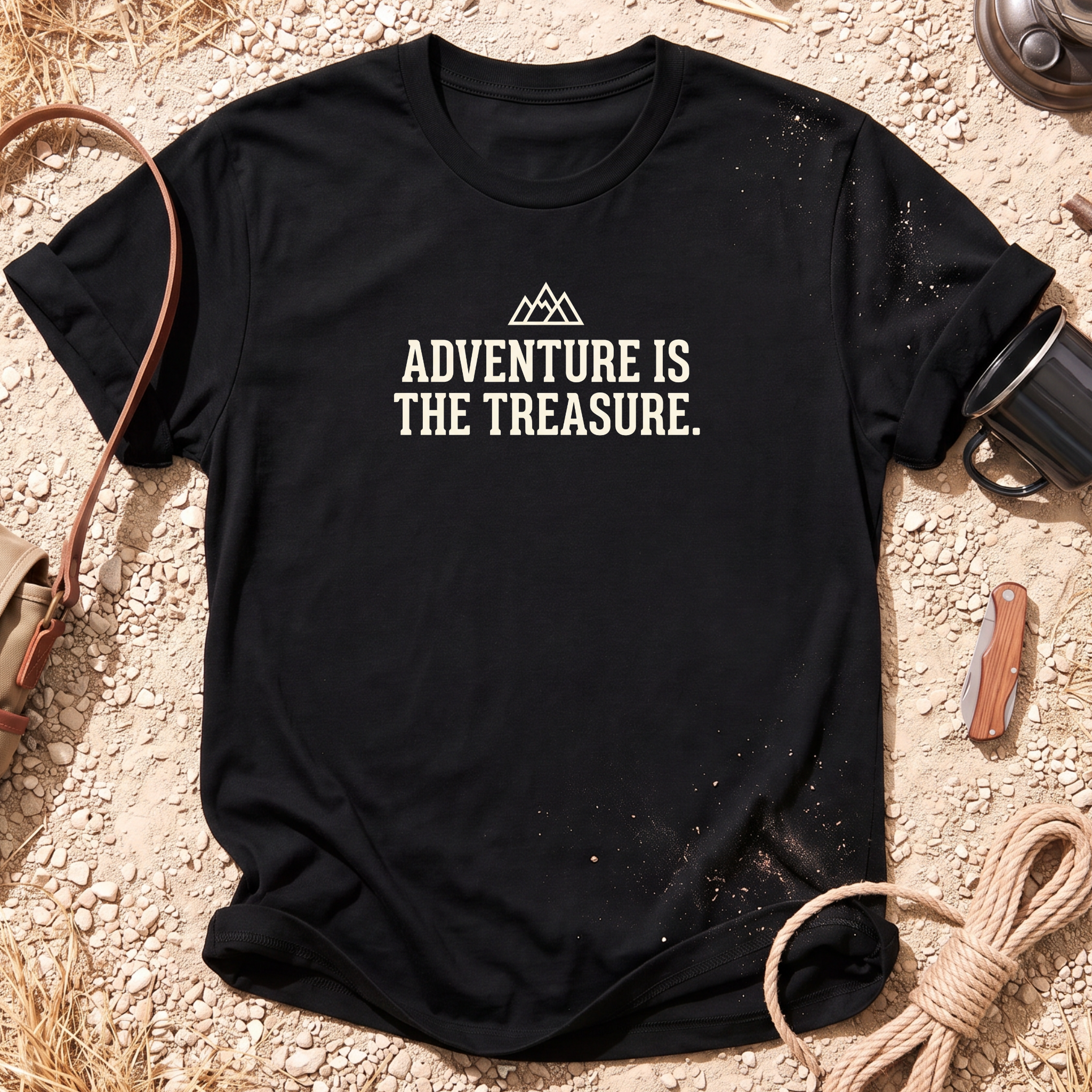 Adventure is the Treasure Camping T-Shirt