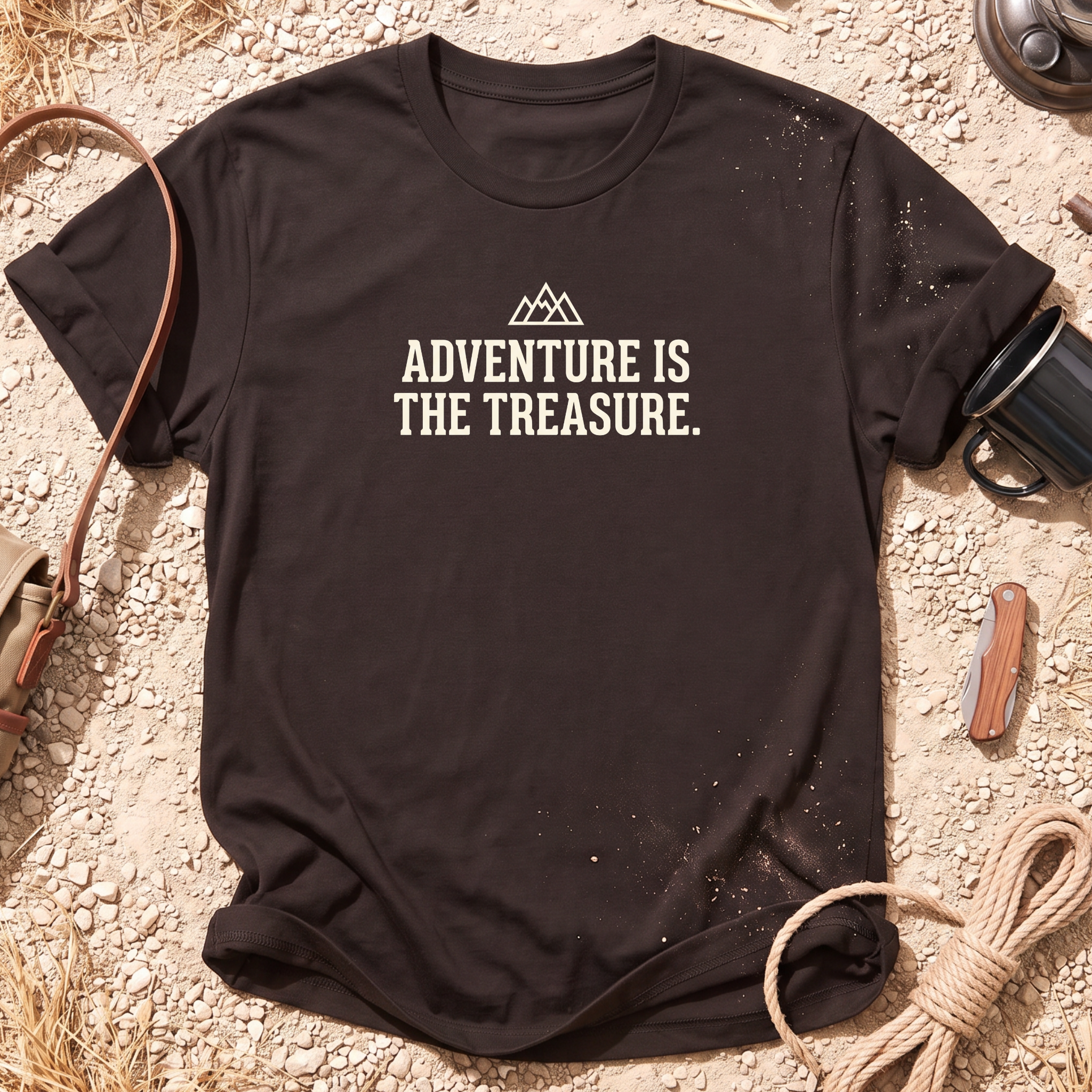 Adventure is the Treasure Camping T-Shirt