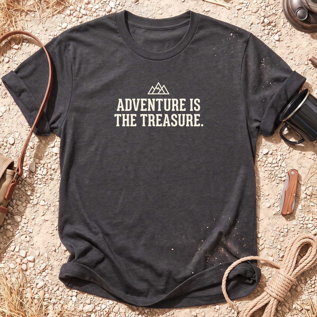 Adventure is the Treasure Camping T-Shirt