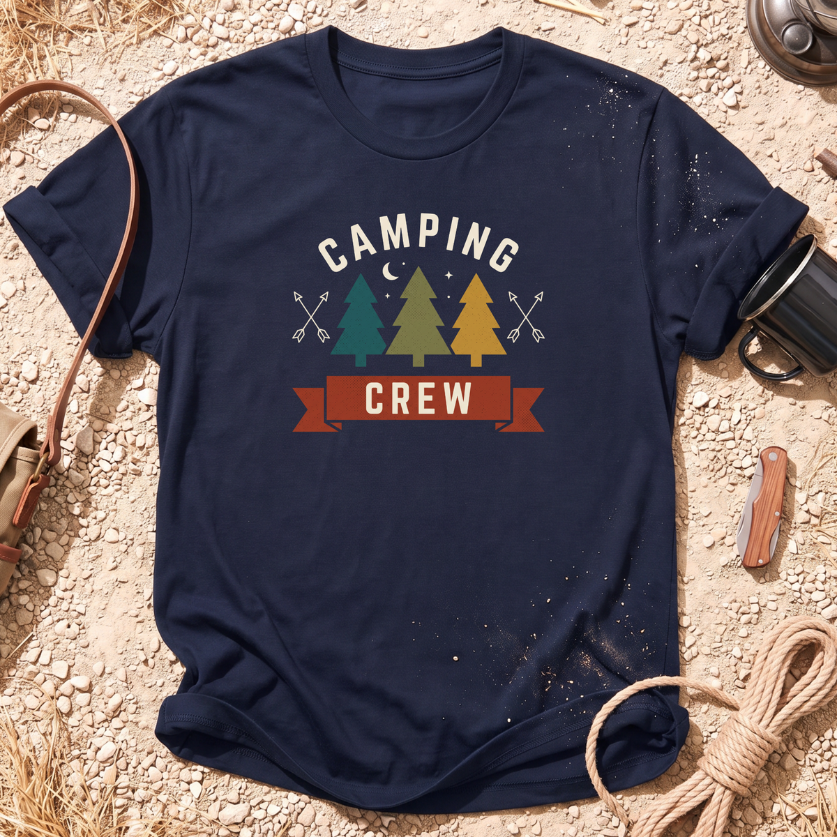Camping Crew Vintage T-Shirt