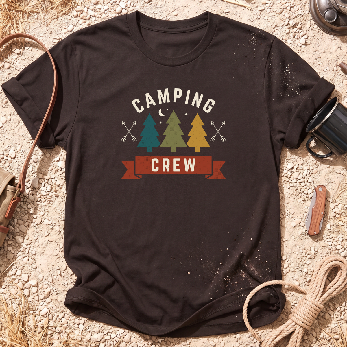 Camping Crew Vintage T-Shirt