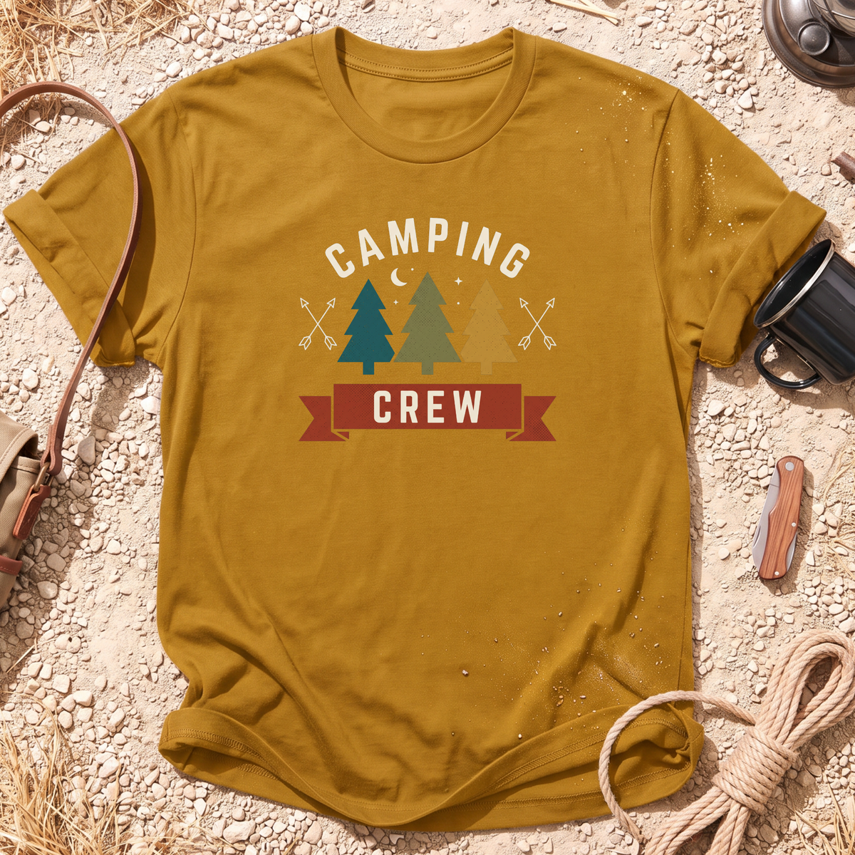 Camping Crew Vintage T-Shirt