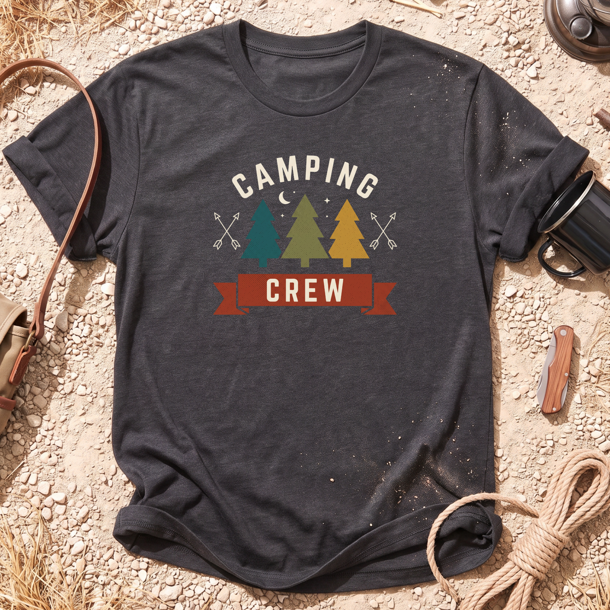 Camping Crew Vintage T-Shirt