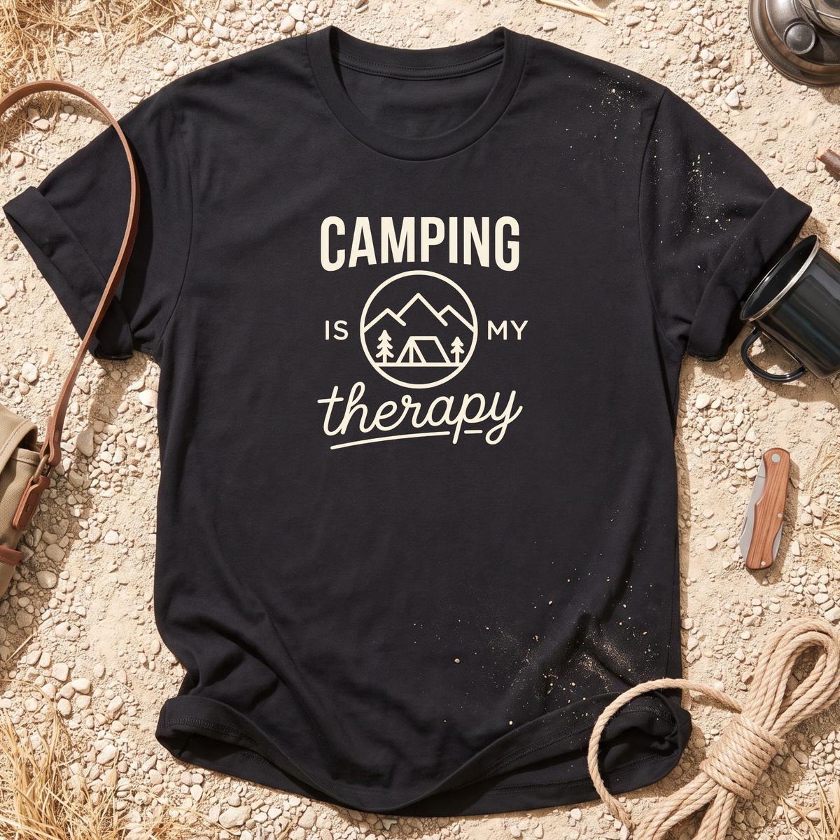 Camping Is My Therapy T-Shirt