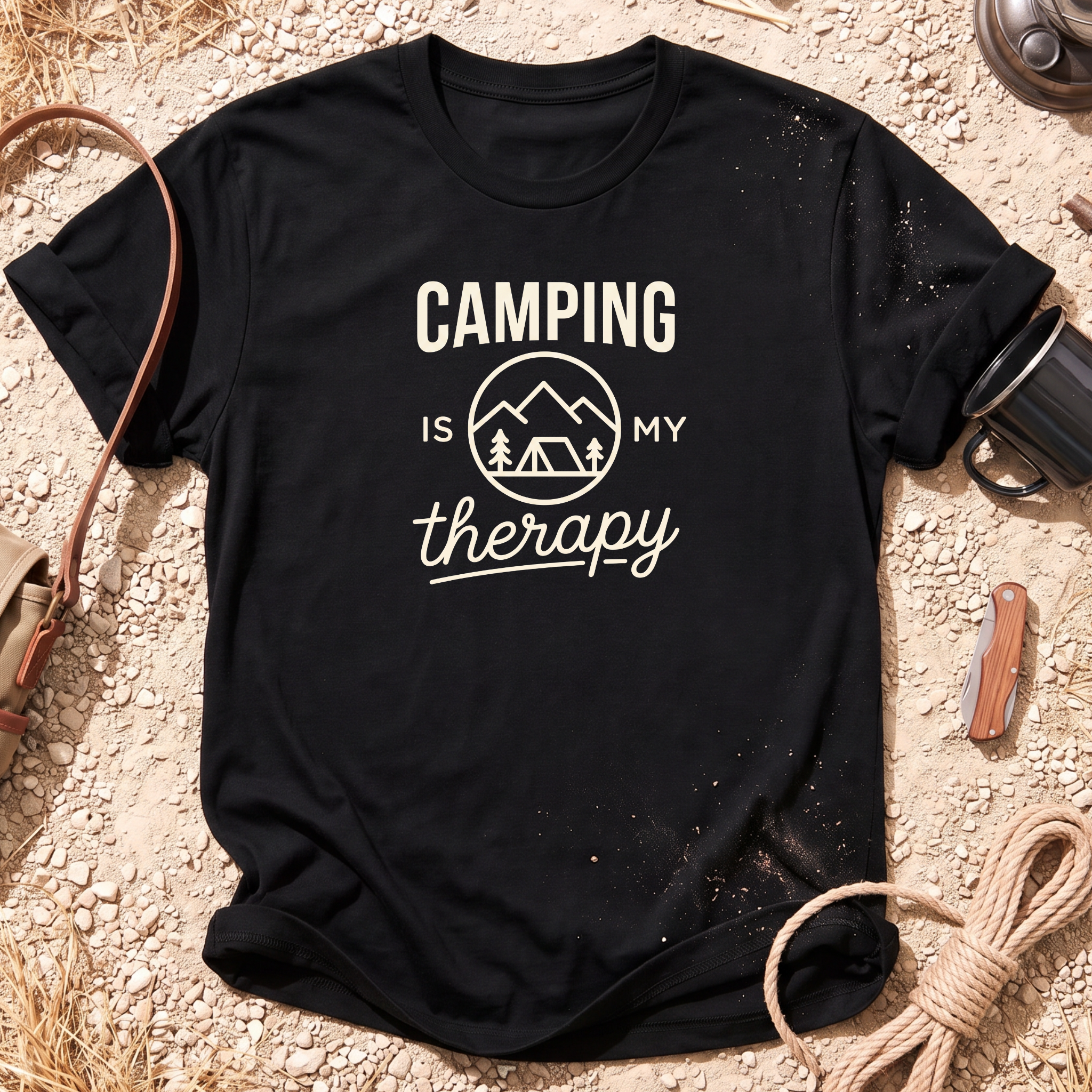 Camping Is My Therapy T-Shirt