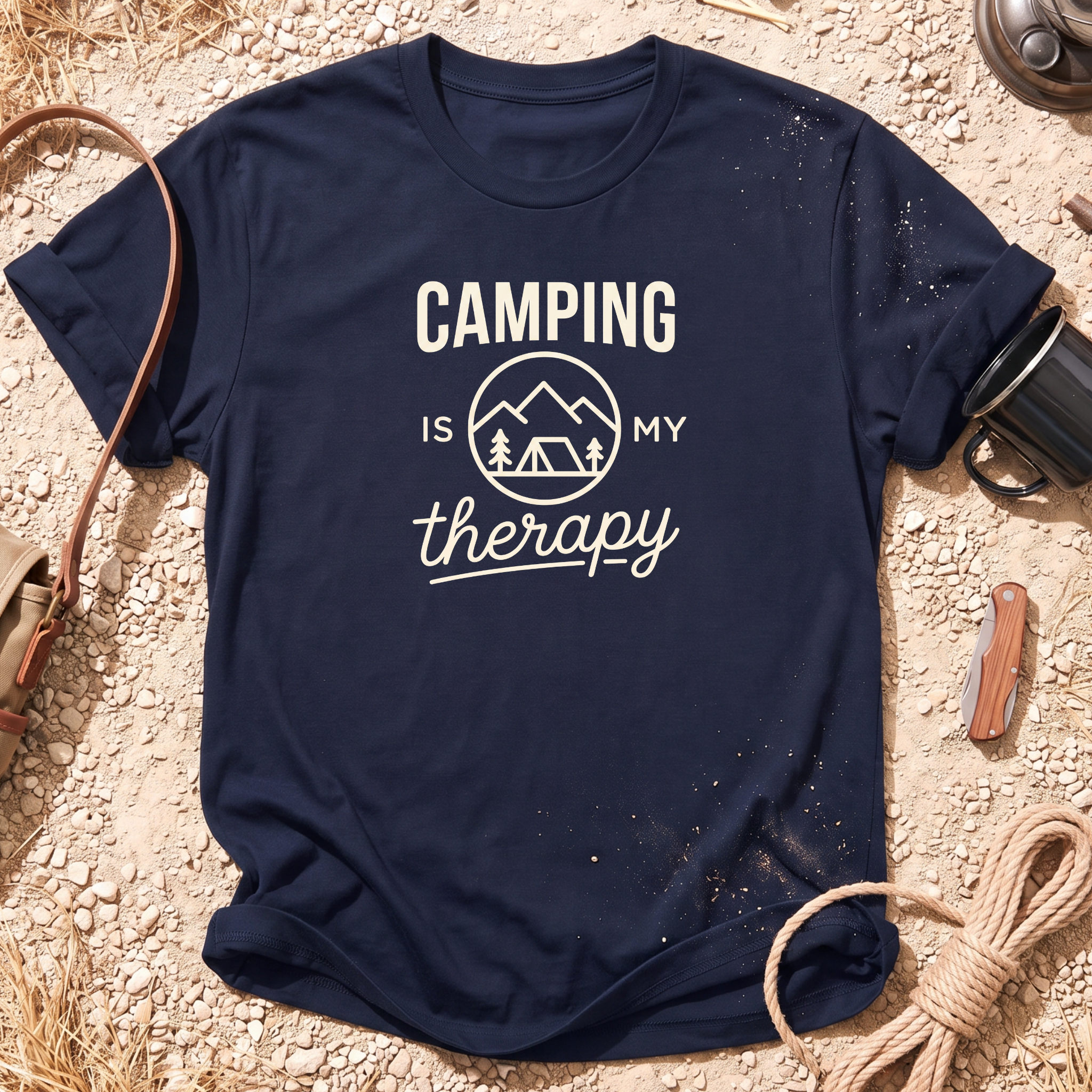 Camping Is My Therapy T-Shirt