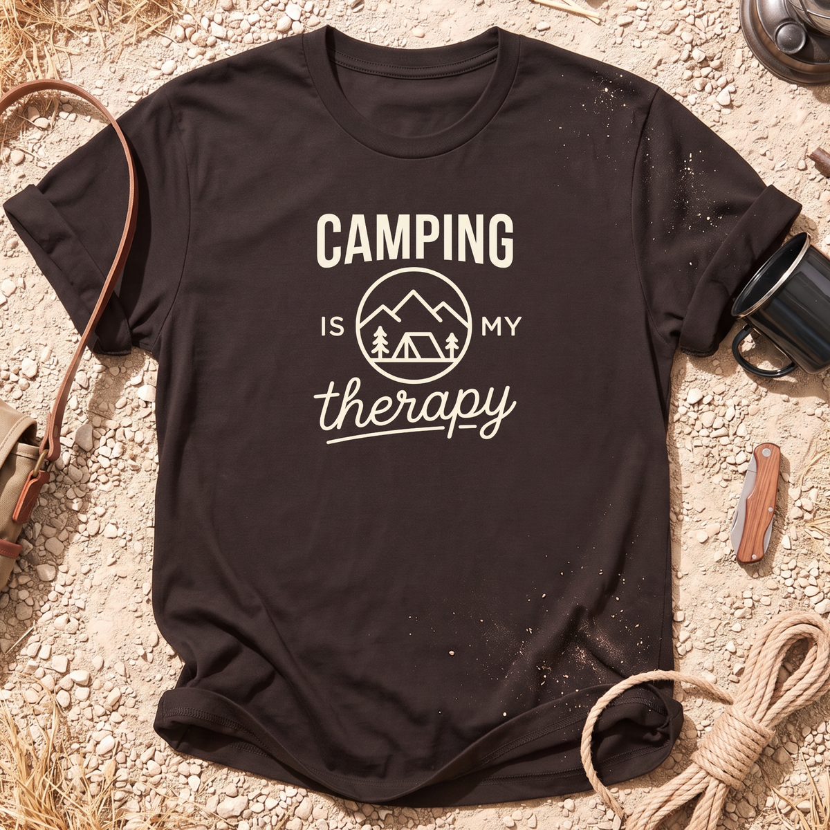 Camping Is My Therapy T-Shirt