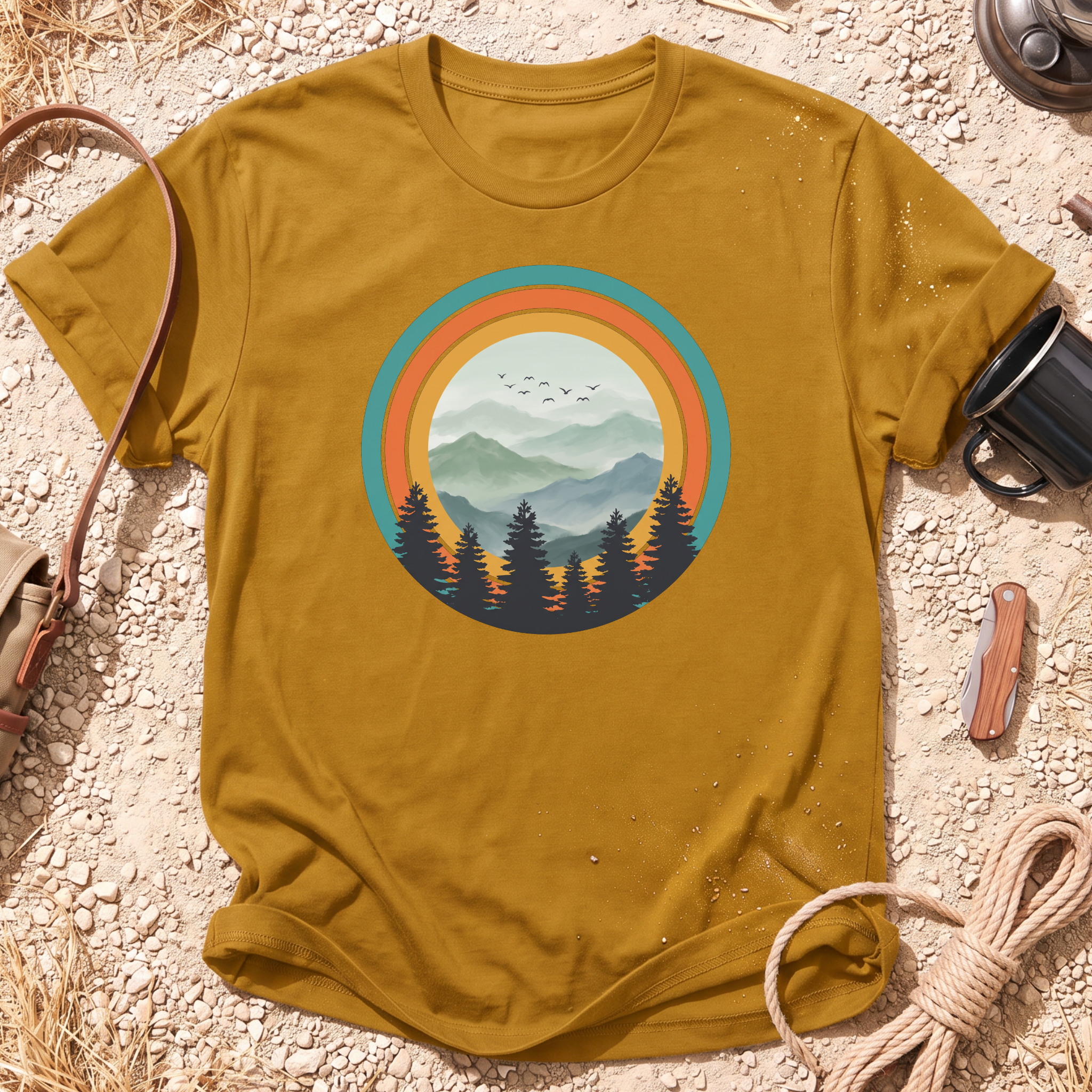 Vintage Valley Camping T-Shirt