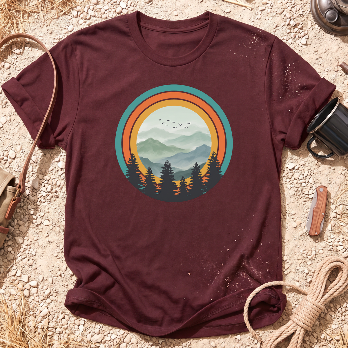 Vintage Valley Camping T-Shirt