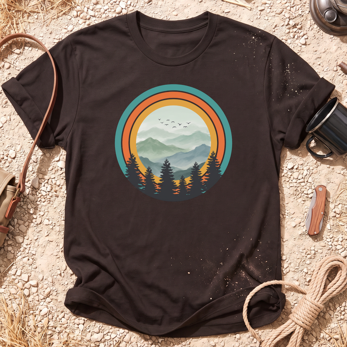 Vintage Valley Camping T-Shirt