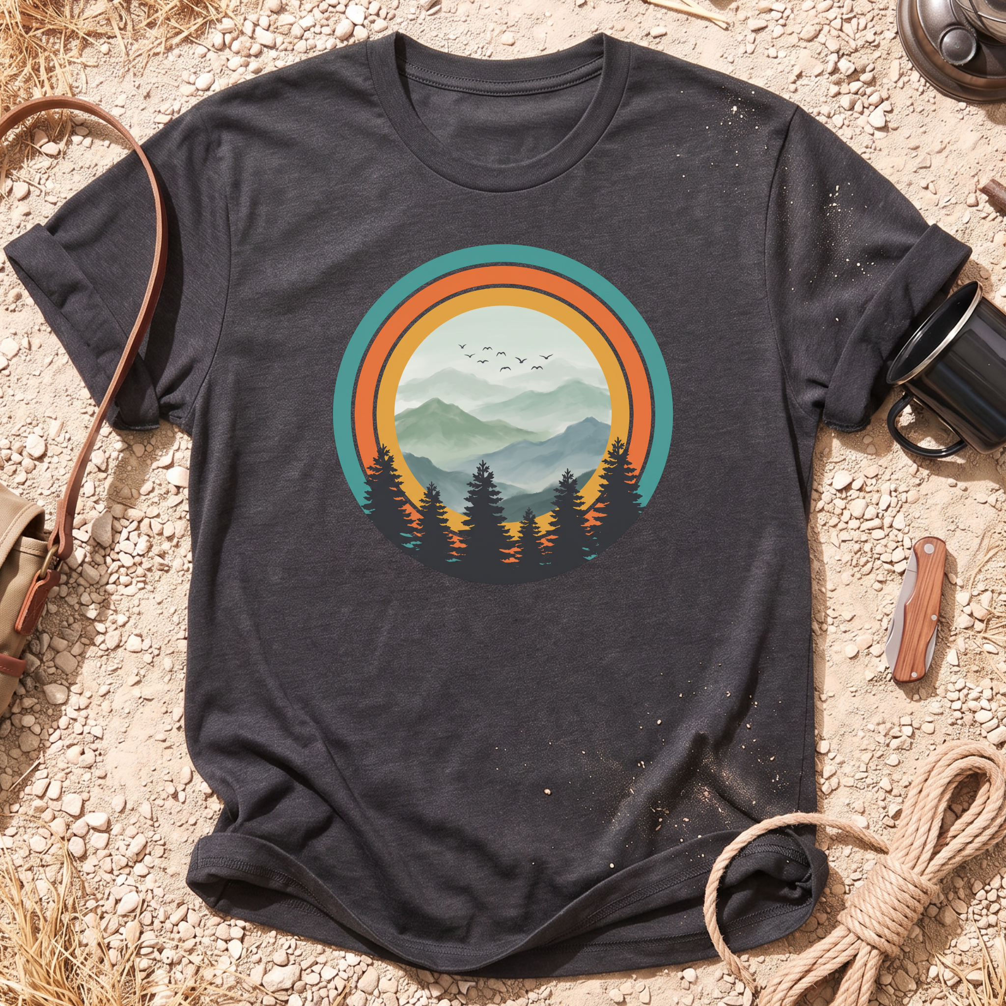 Vintage Valley Camping T-Shirt