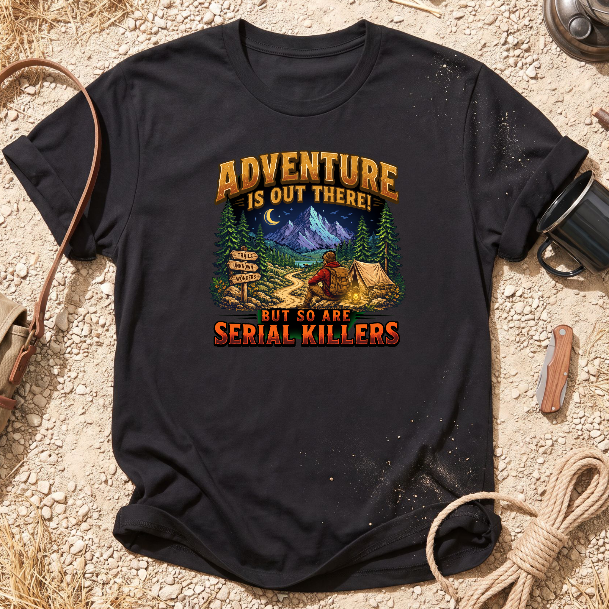 Adventure with Serial Killers Color T-Shirt